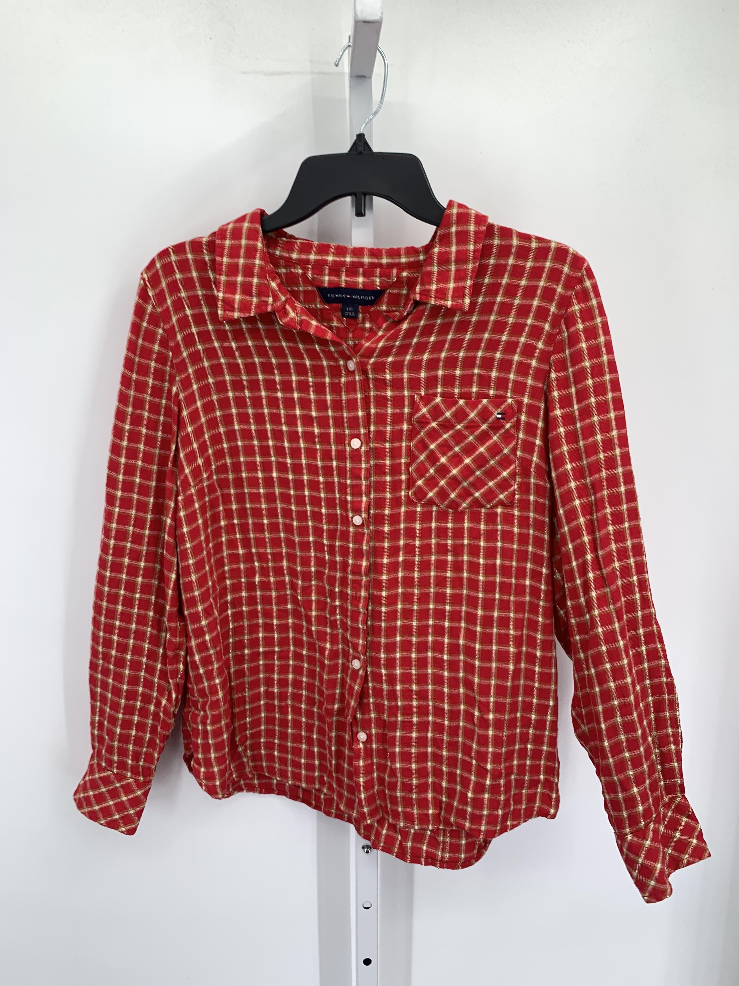 Tommy Hilfiger Size Large Misses Long Sleeve Shirt