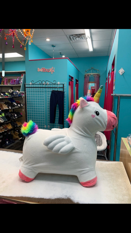 Bouncy Pals white unicorn