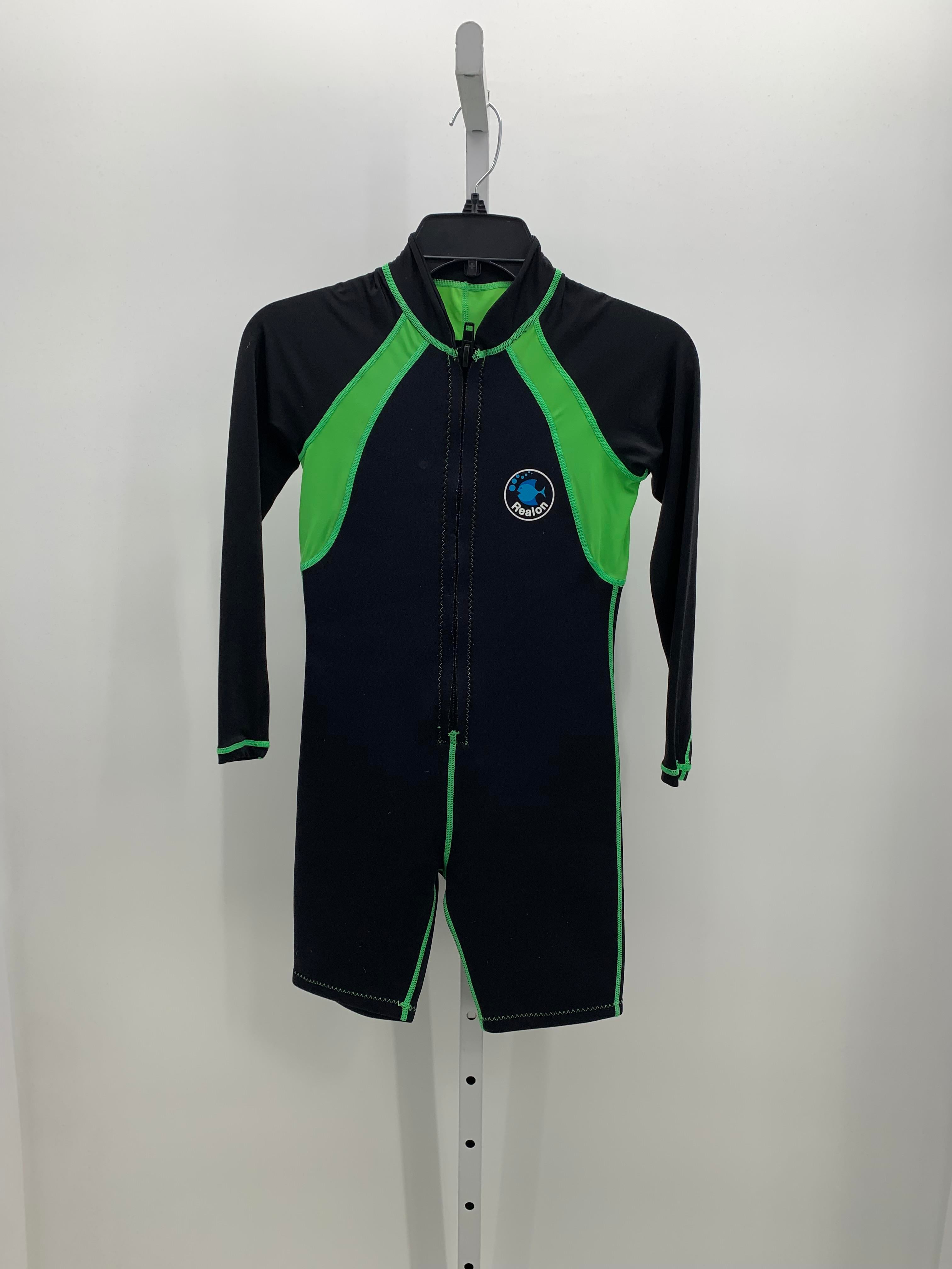 GREEN LONG SLV  ONE PIECE.