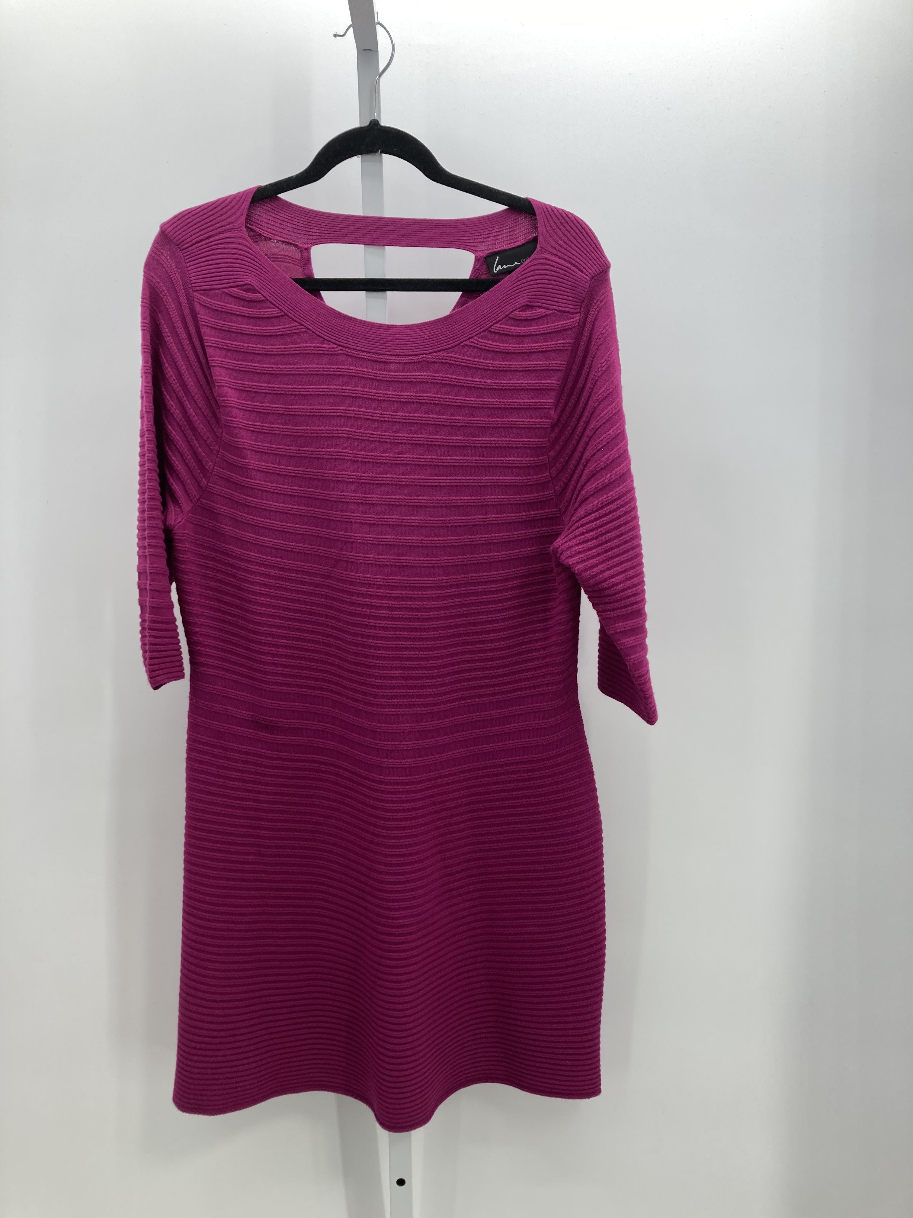 Lane Size 14/16 W Womens 3/4 Sleeve Dress