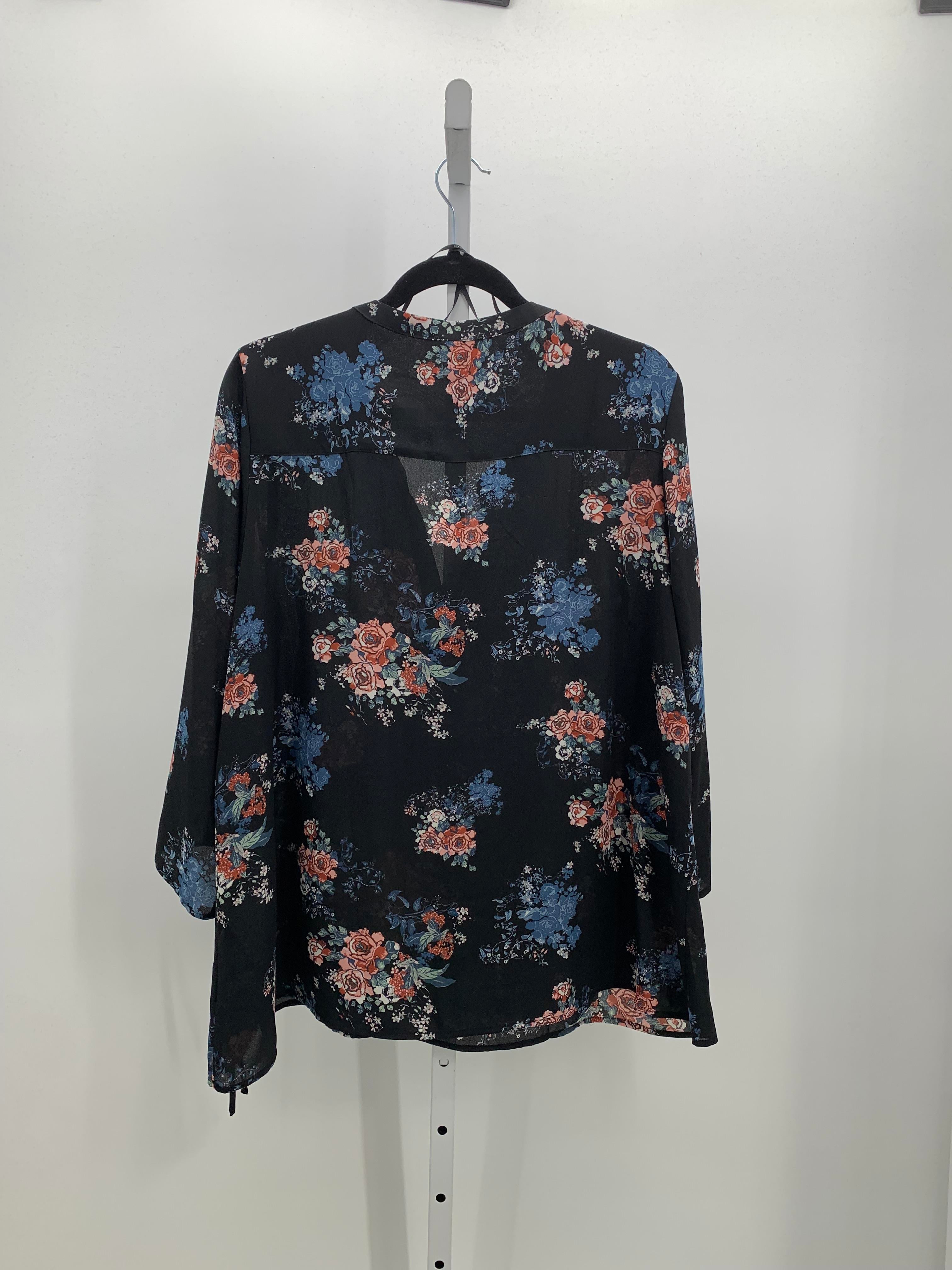 Everleigh Size Extra Large Misses 3/4 Sleeve Shirt