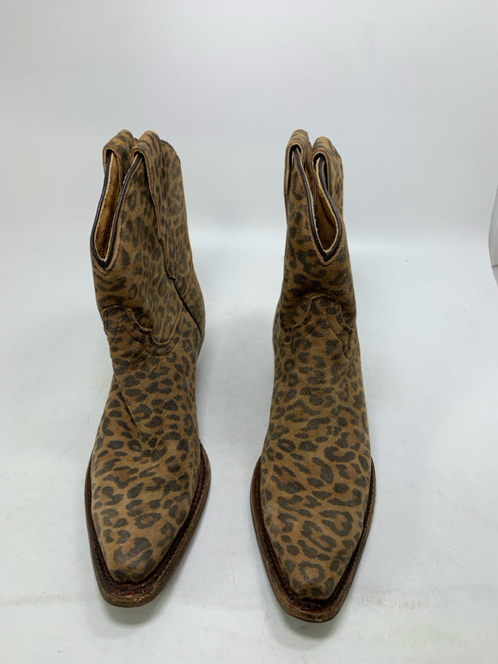 Corral Teens Leopard Print Western Boots - New With Tags