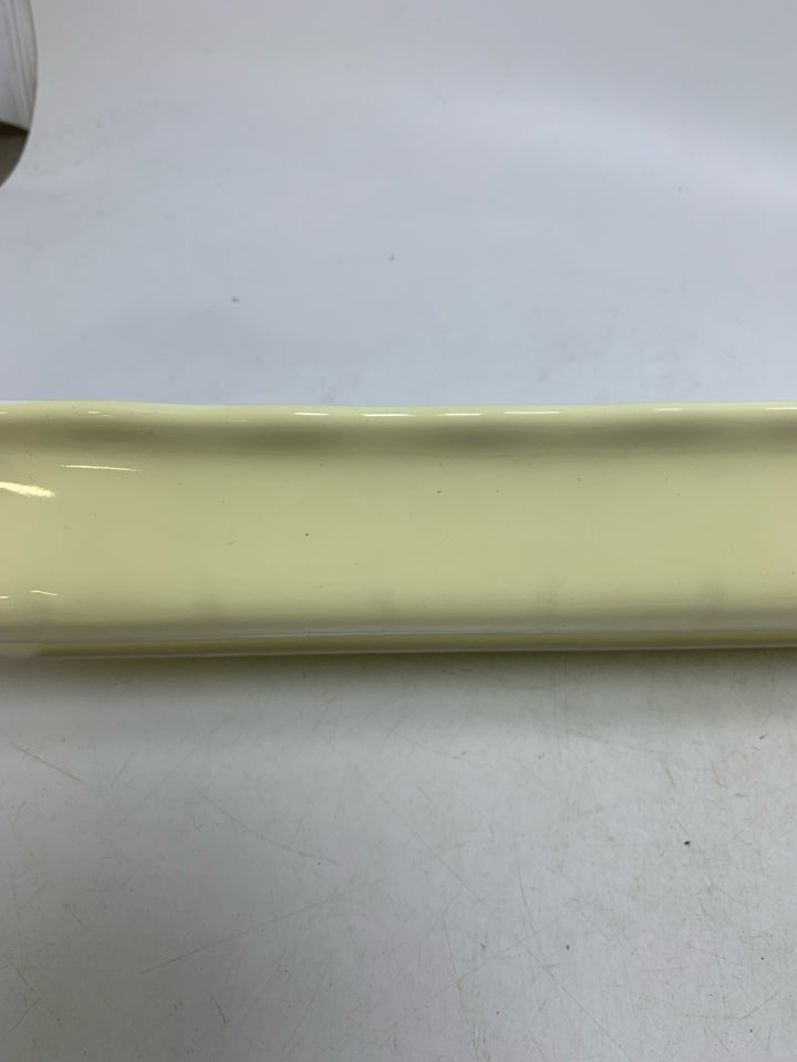 LONG RECTANGLE CERAMIC LOAF PAN.