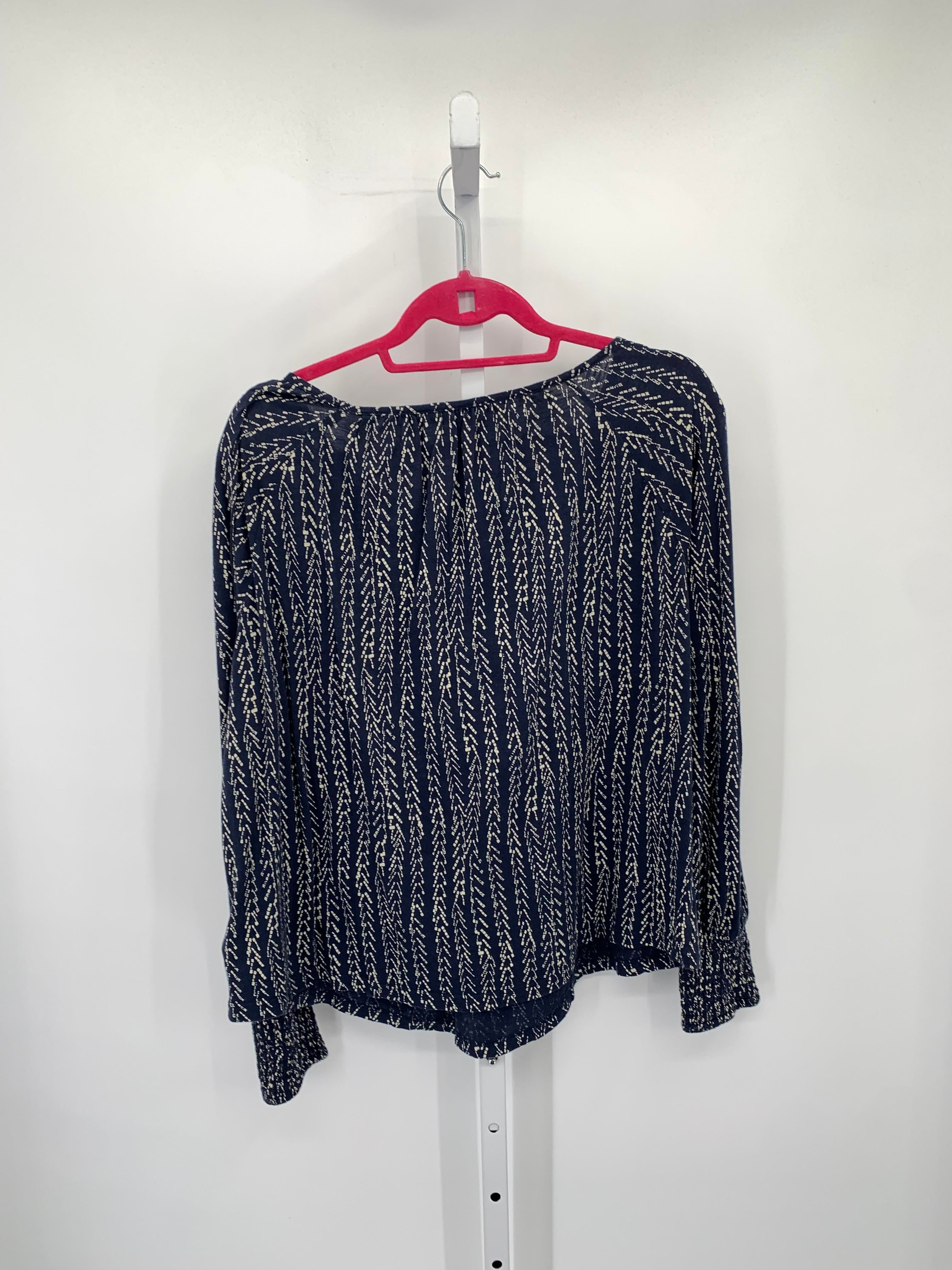 Lucky Brand Size Large Misses Long Sleeve Shirt