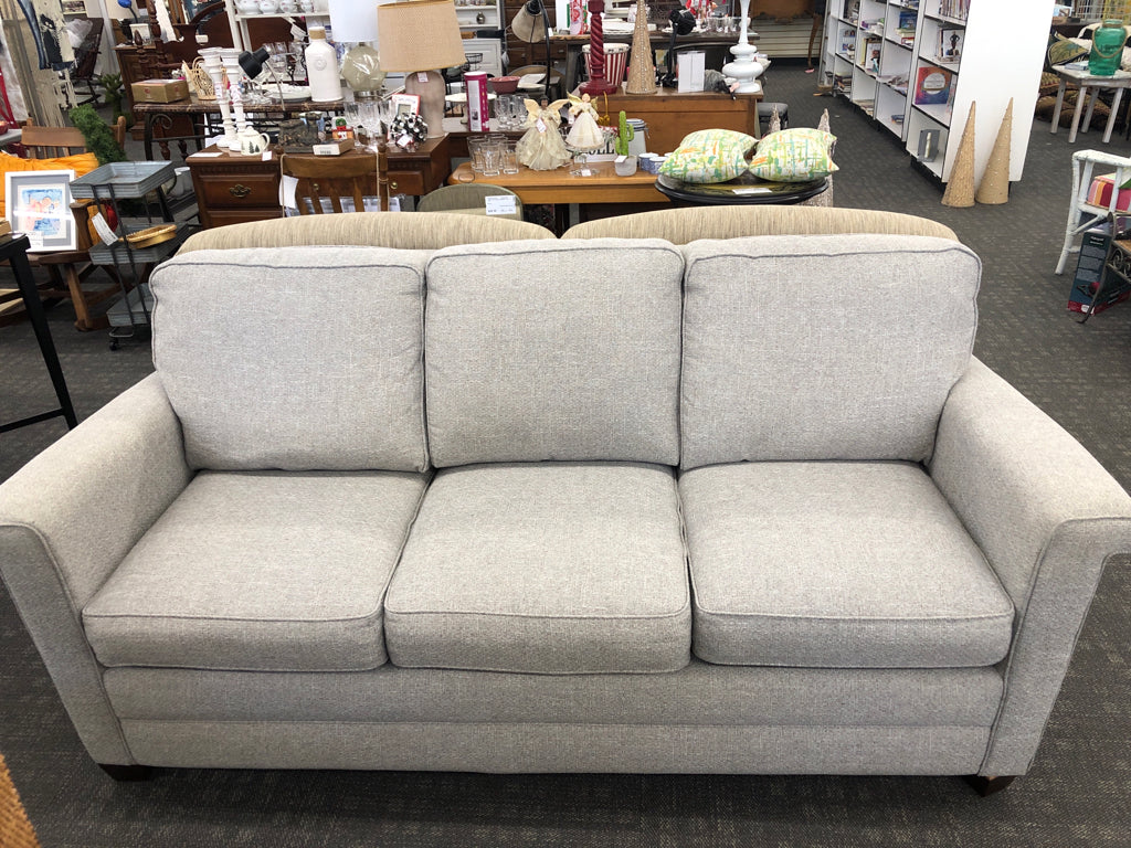 LIGHT GREY SOFA.