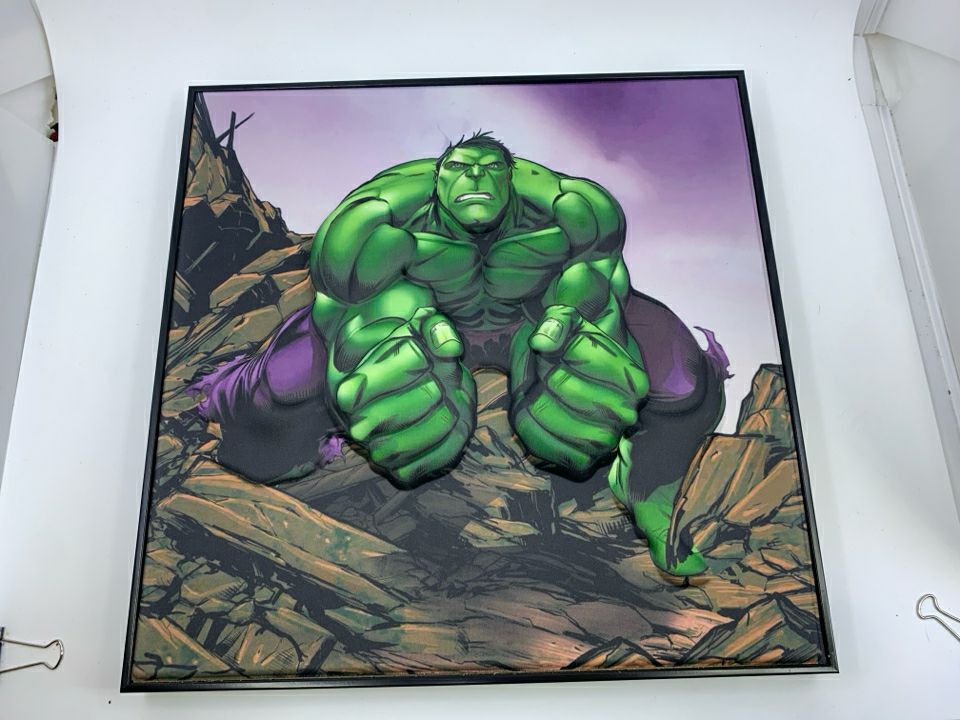 3D HULK IMAGE WALL HANGING.