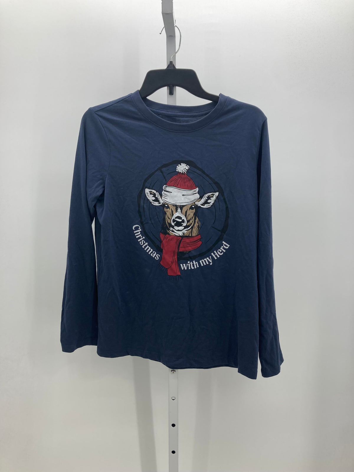 LONG SLV SHIRT XMAS WITH MY HERD