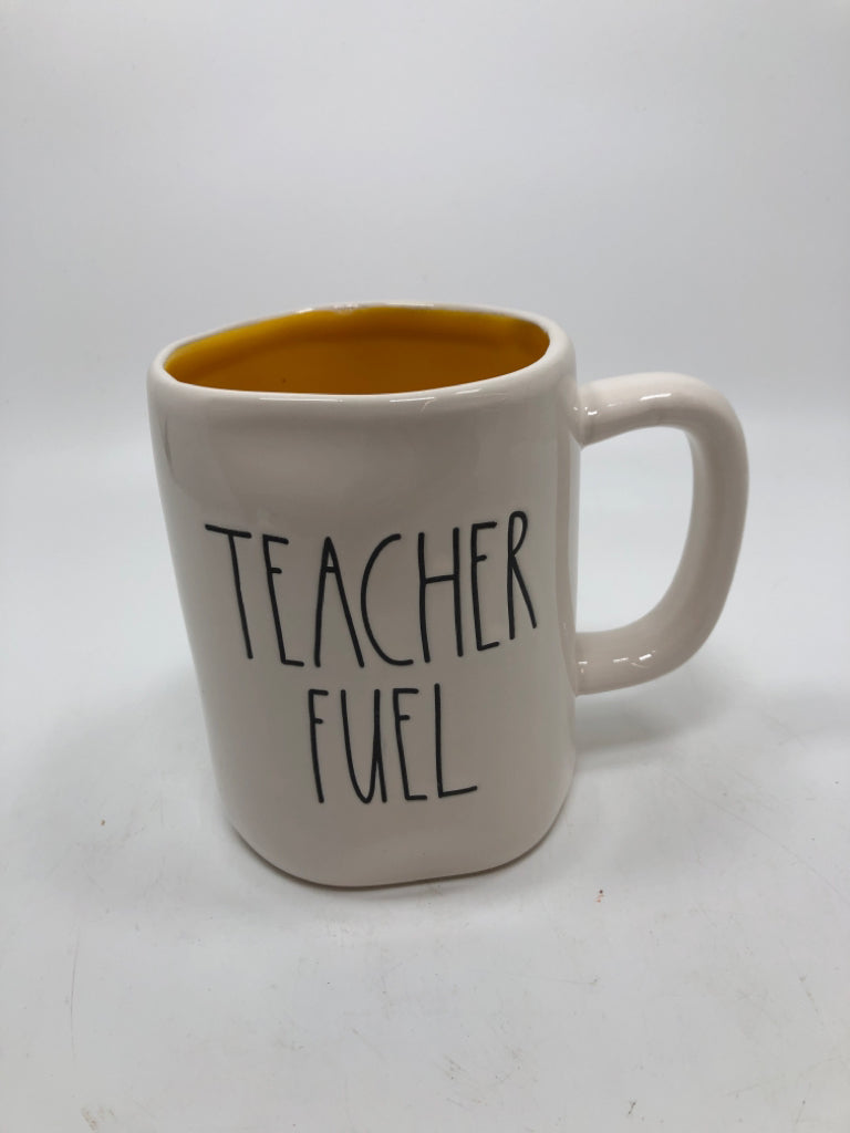 RAE DUNN TEACHER FUEL MUG.
