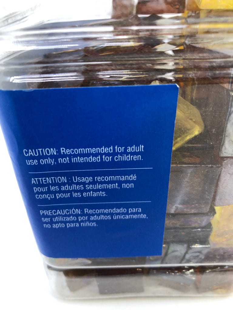 NIB MOSAIC GLASS TILES.