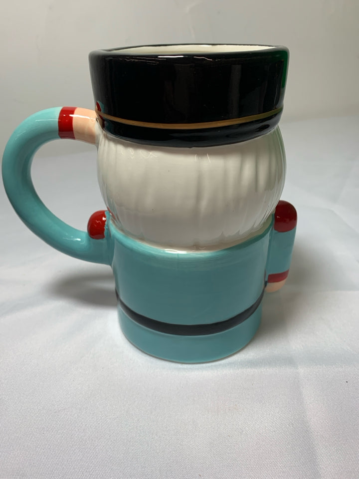 BLUE NUTCRACKER MUG.