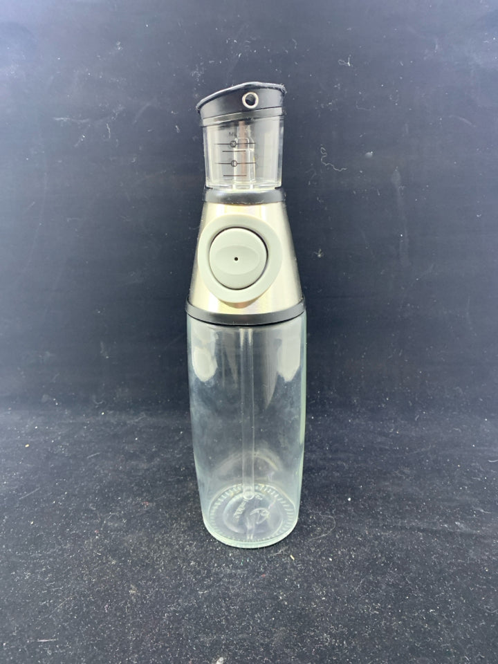 GLASS OIL DISPENSER.