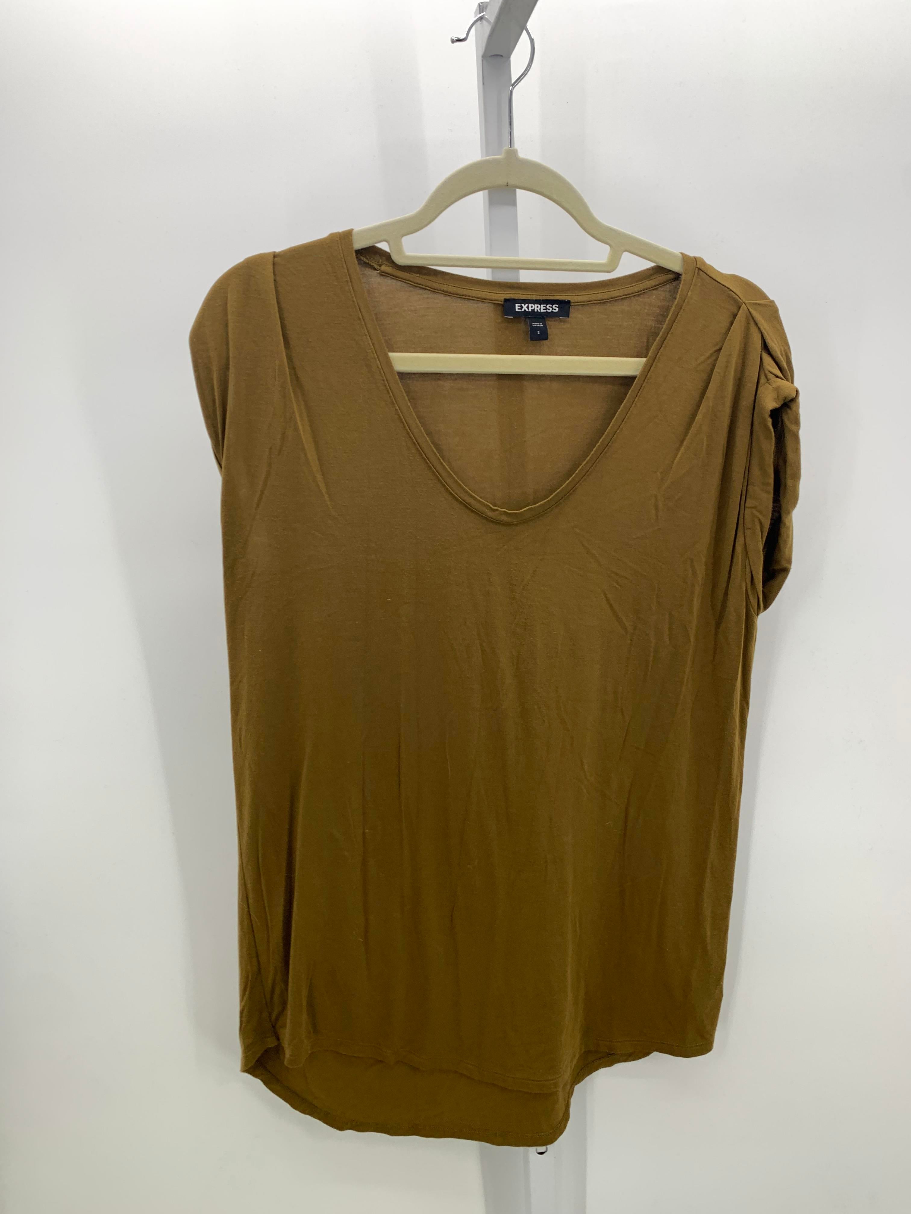 Express Size Small Misses Short Sleeve Shirt