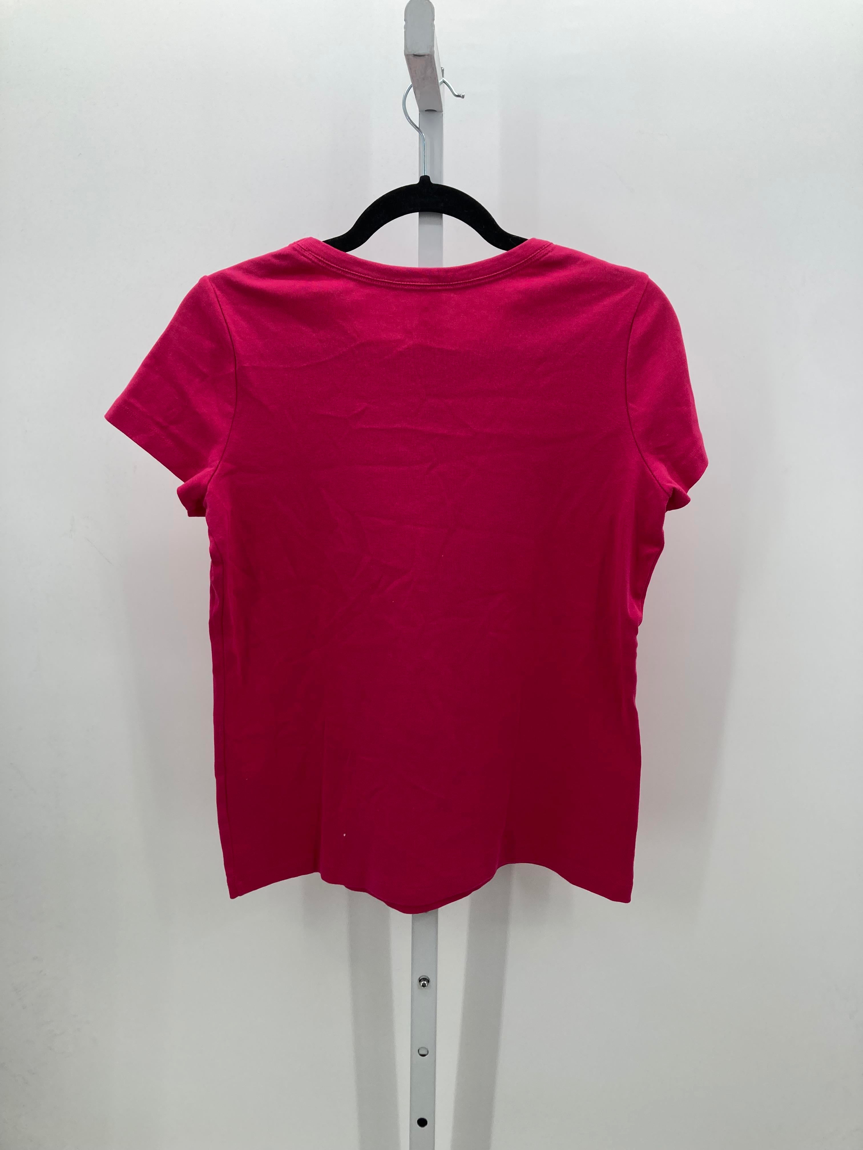 Lands End Size Medium Petite Petite Short Sleeve Shirt