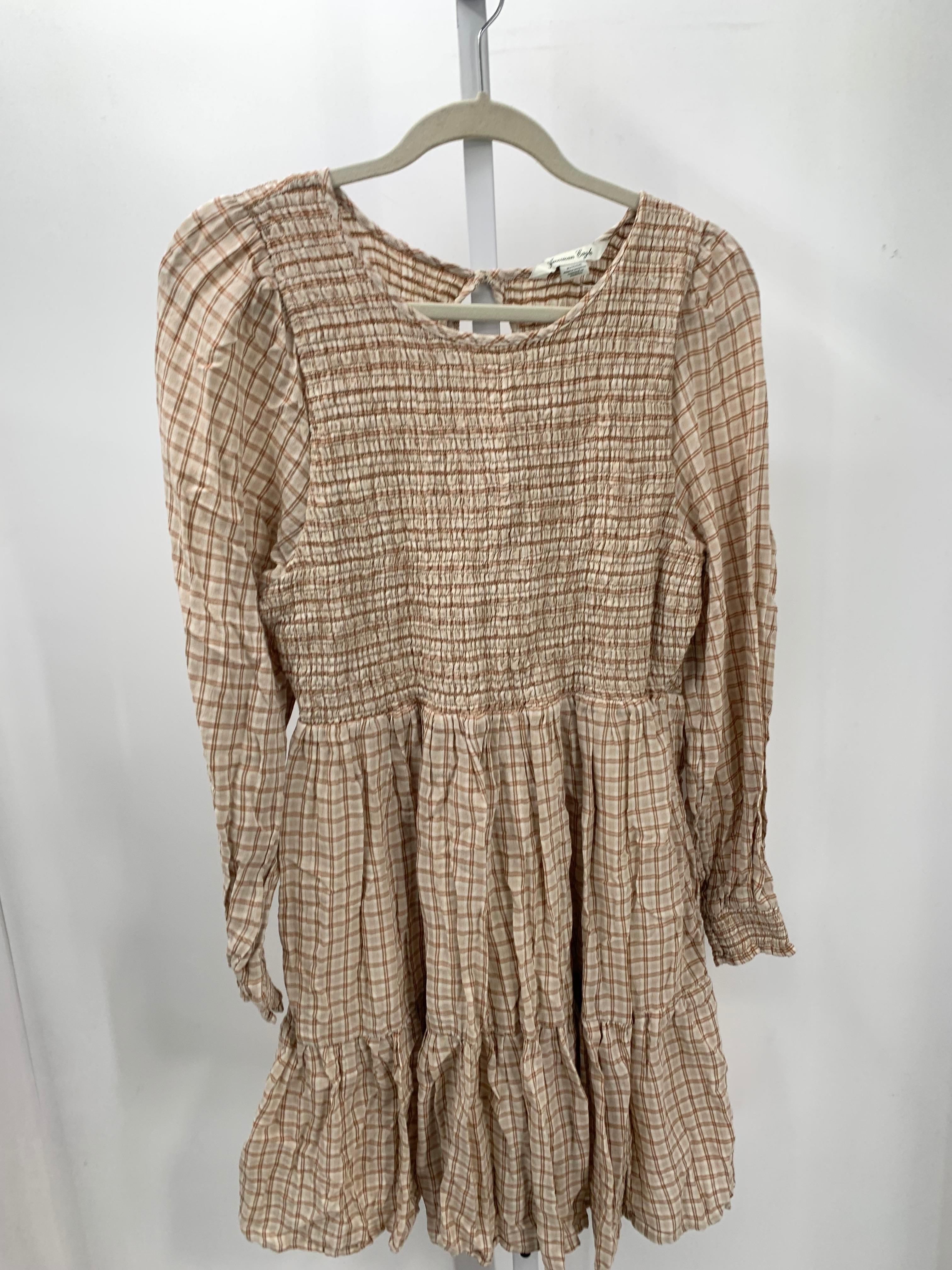 American Eagle Size Extra Large Juniors Long Sleeve Dress