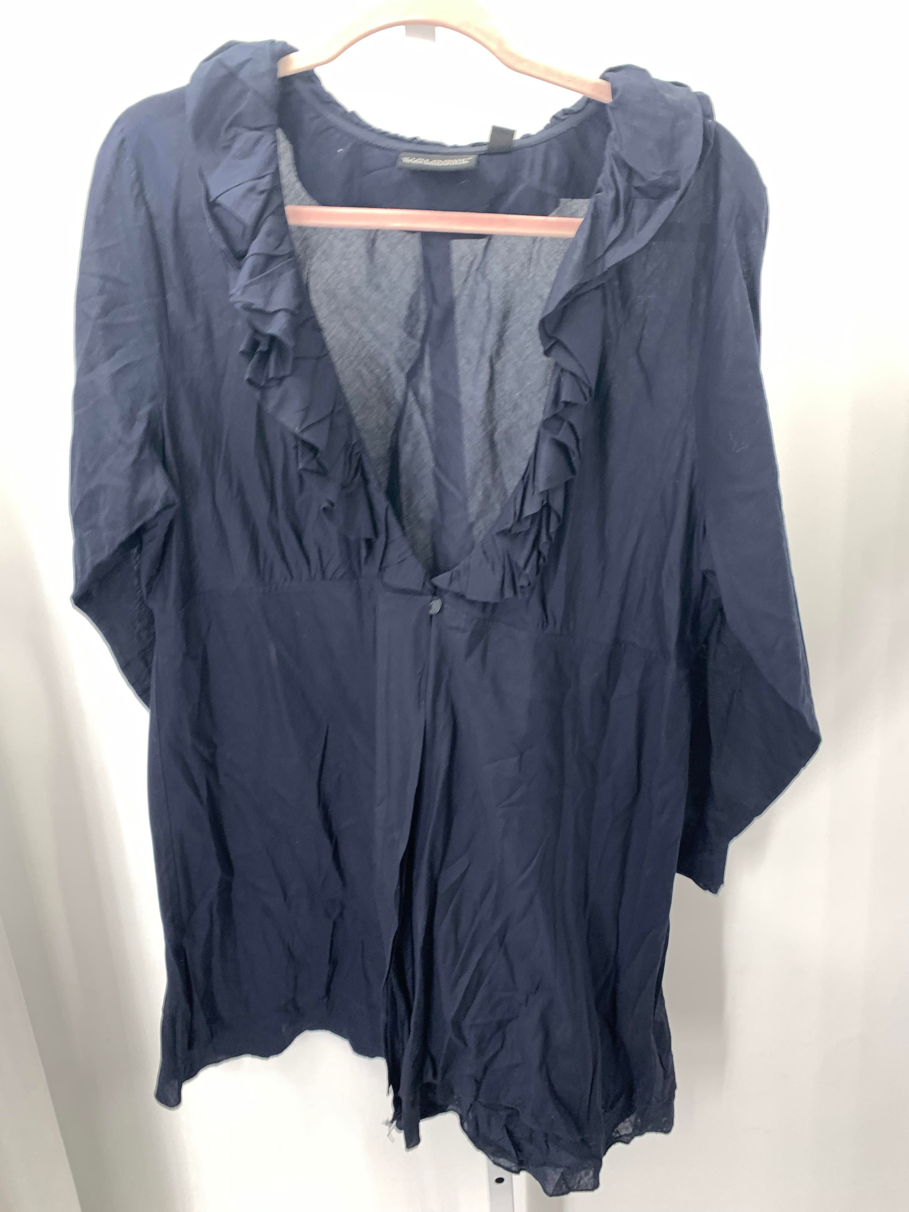 Dialogue Size 1X Womens Long Sleeve Dress