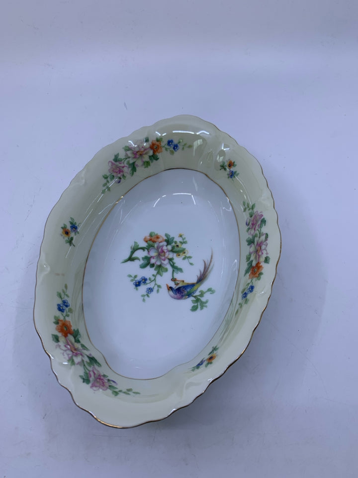 VTG OVAL SONGBIRD BOWL- HEINRICH & CO SELB.