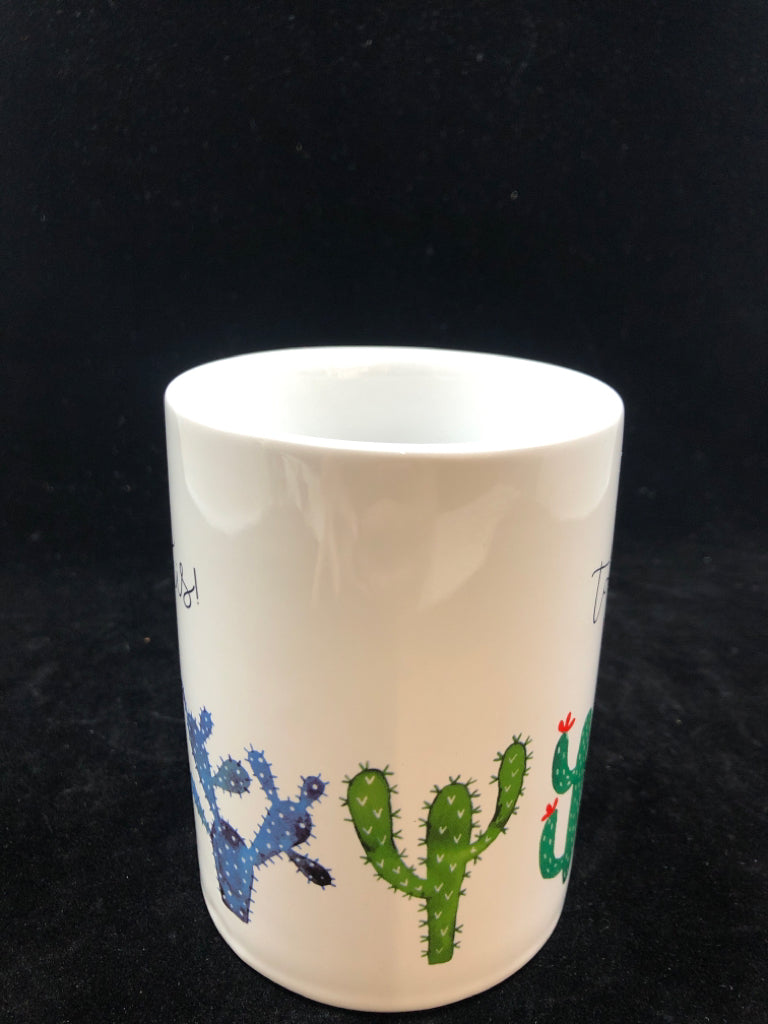 CANT TOUCH THIS CACTUS MUG.