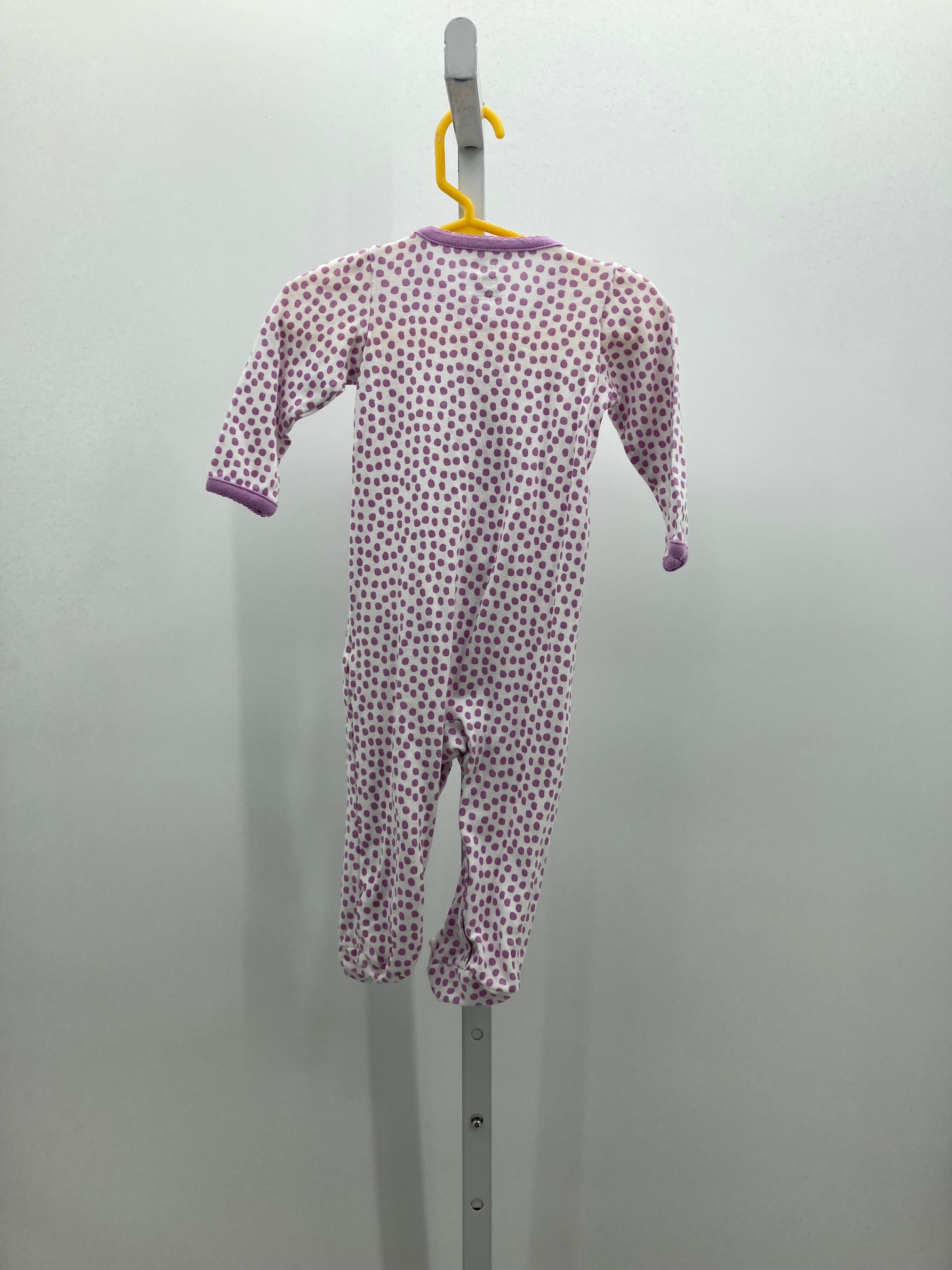 Simple Joys Size 6-9 mon Girls Long Slv. Romper