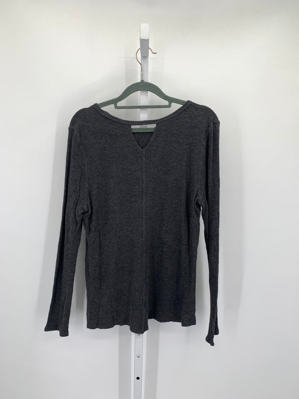 Lou & Grey Size Large Misses Long Sleeve Shirt