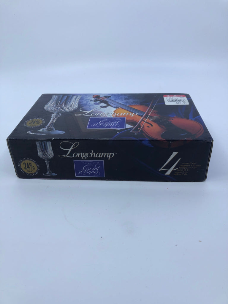 4 NIB LONGCHAMP GLASSES.