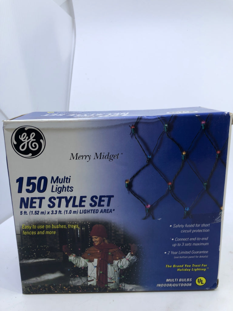 NIB GE NET STYLE LIGHTS.