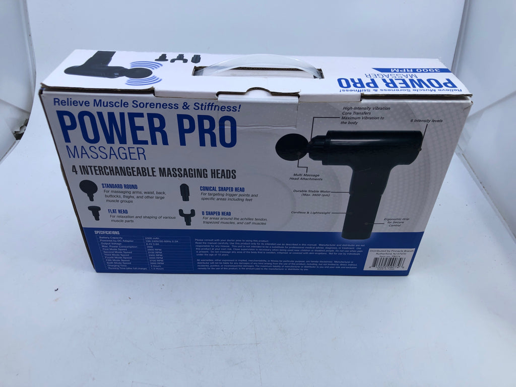 NIB POWER PRO MASSAGER.