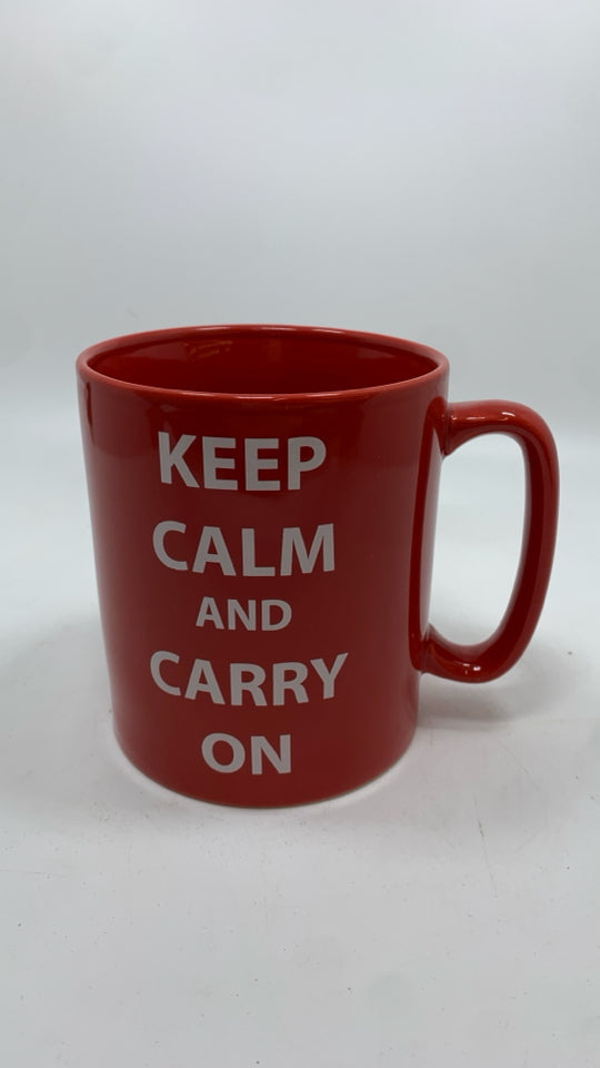 KEEP CALM AND CARRY ON MUG.