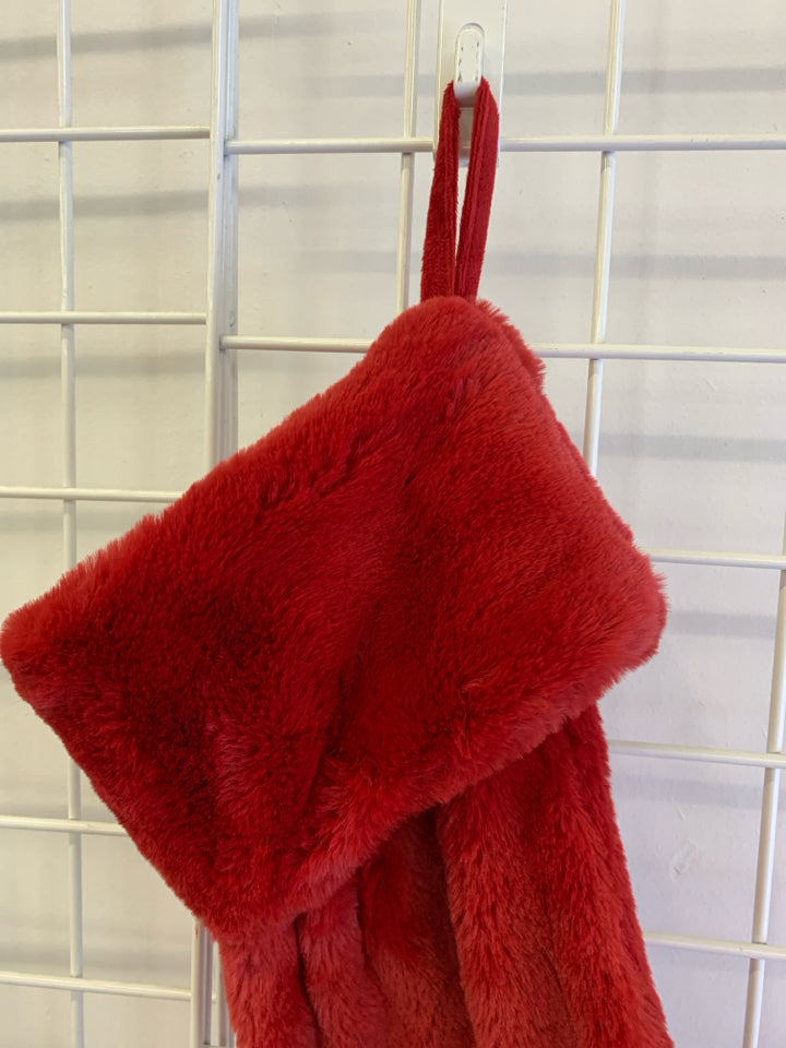 RED MARTHA STEWART STOCKING.