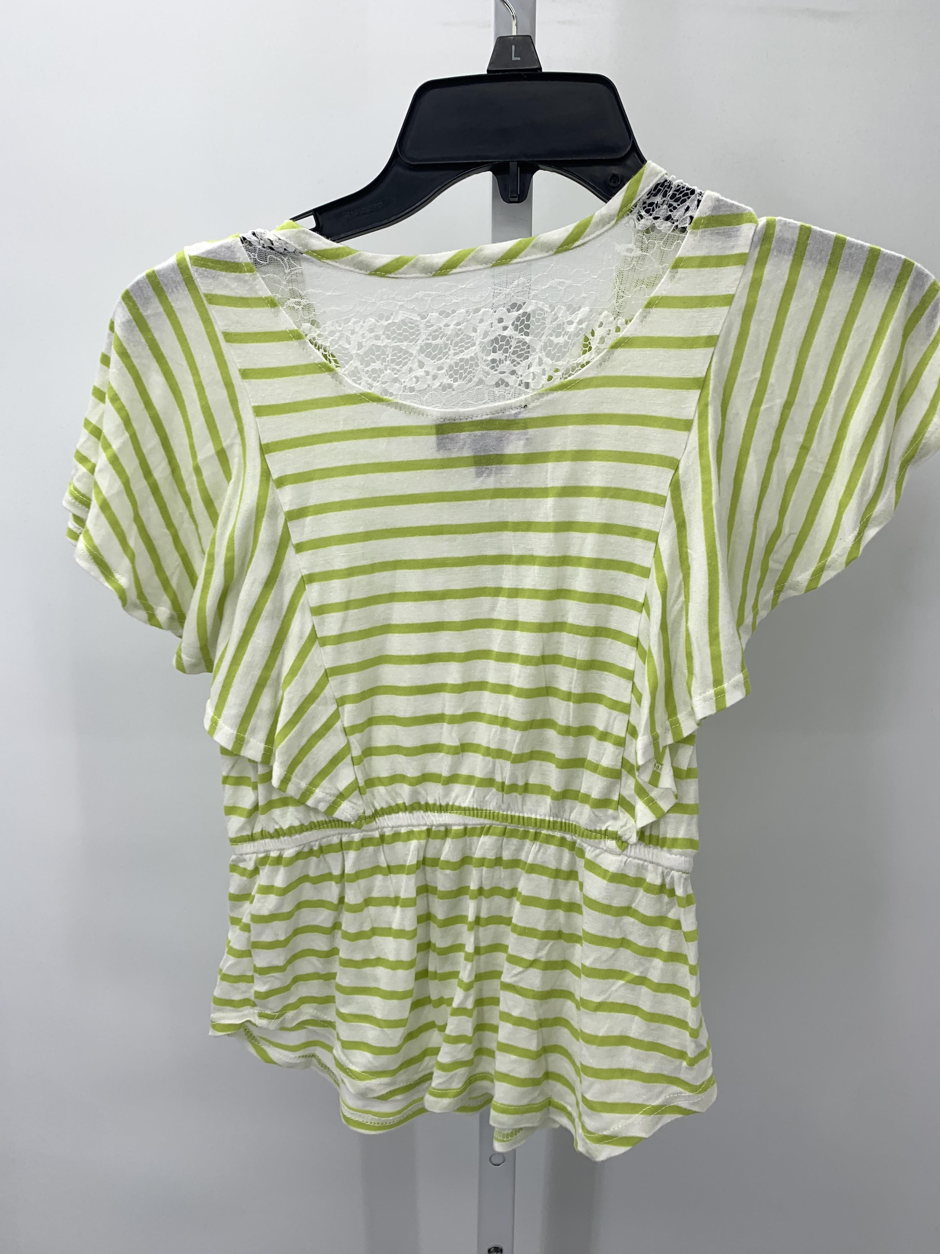 Amy Byer Size 14 Girls Short Sleeve Shirt