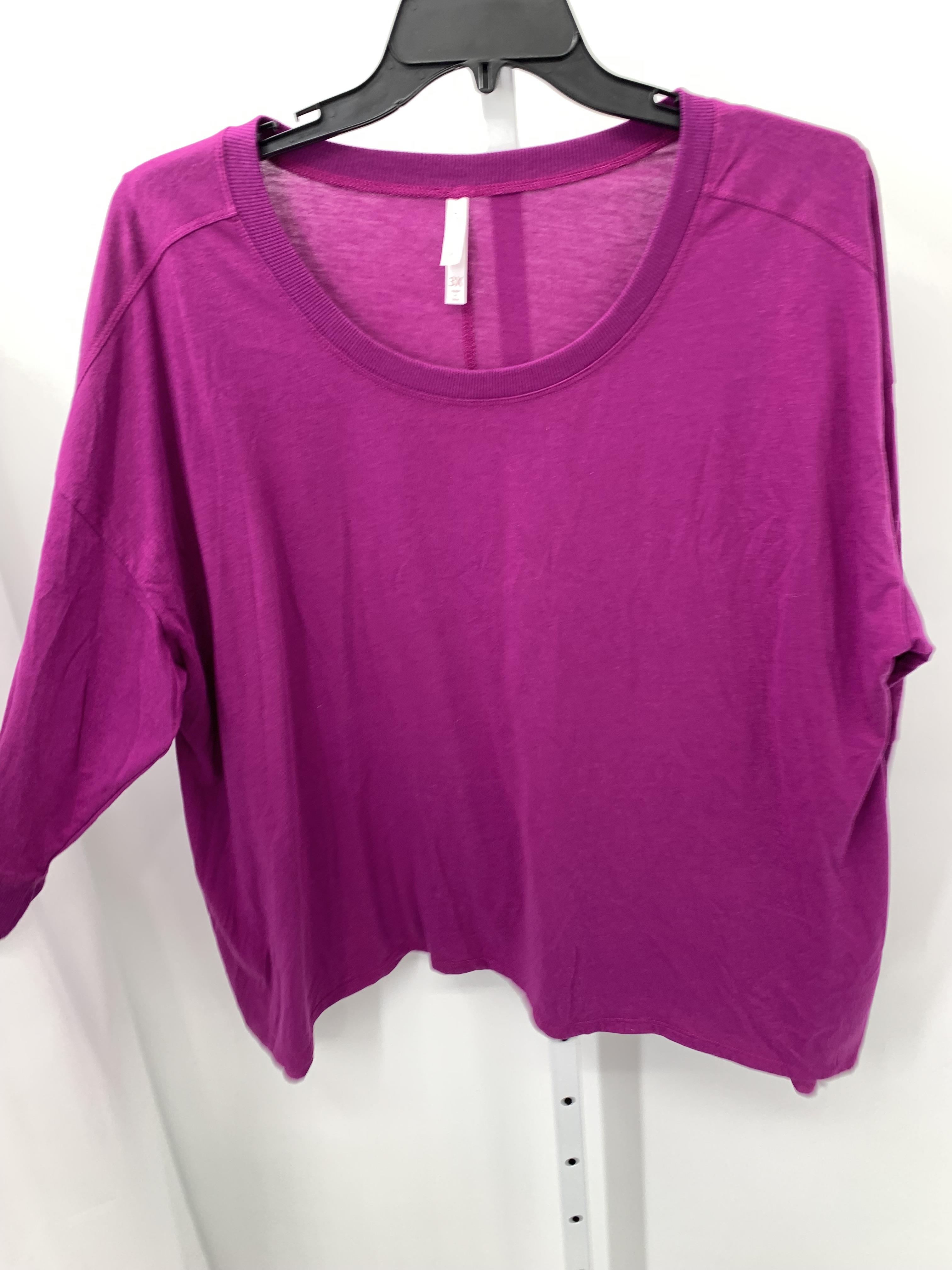 Cozy Casual Size 3X Womens 3/4 Sleeve Shirt