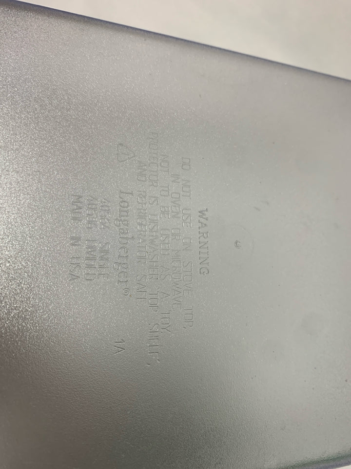 LONGABERGER PLASTIC INSERT.