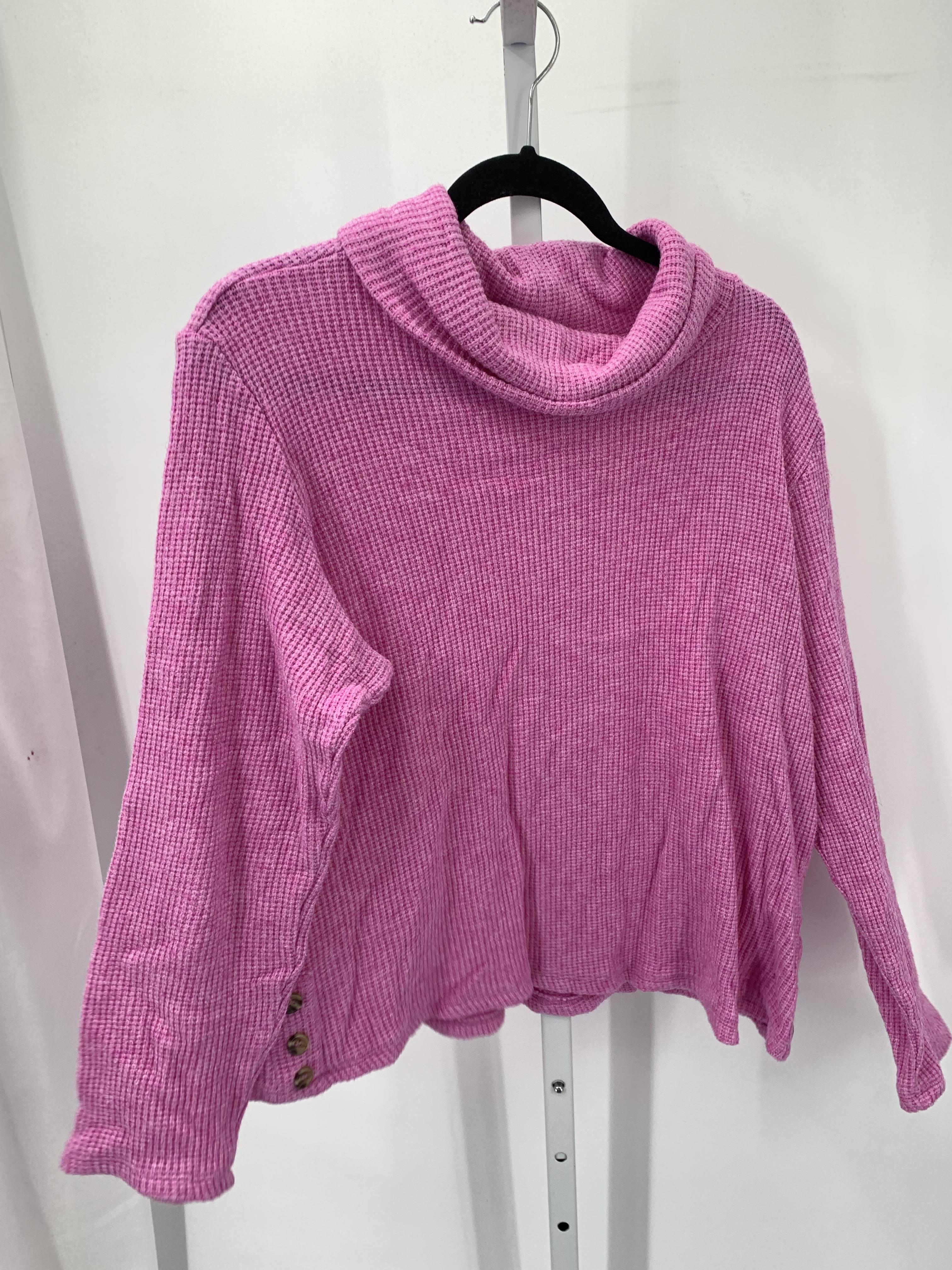 Croft & Barrow Size Large Misses Long Sleeve Shirt