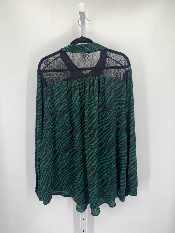 Torrid Size 5X Womens Long Sleeve Shirt