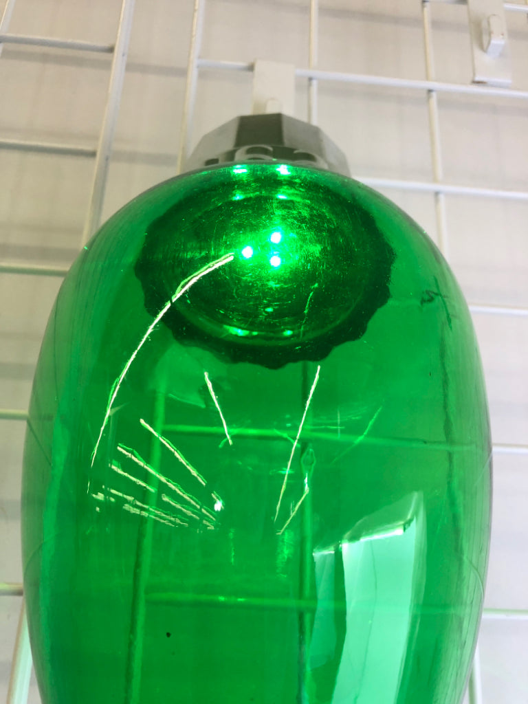 LARGE GREEN LIGHT UP BULB.