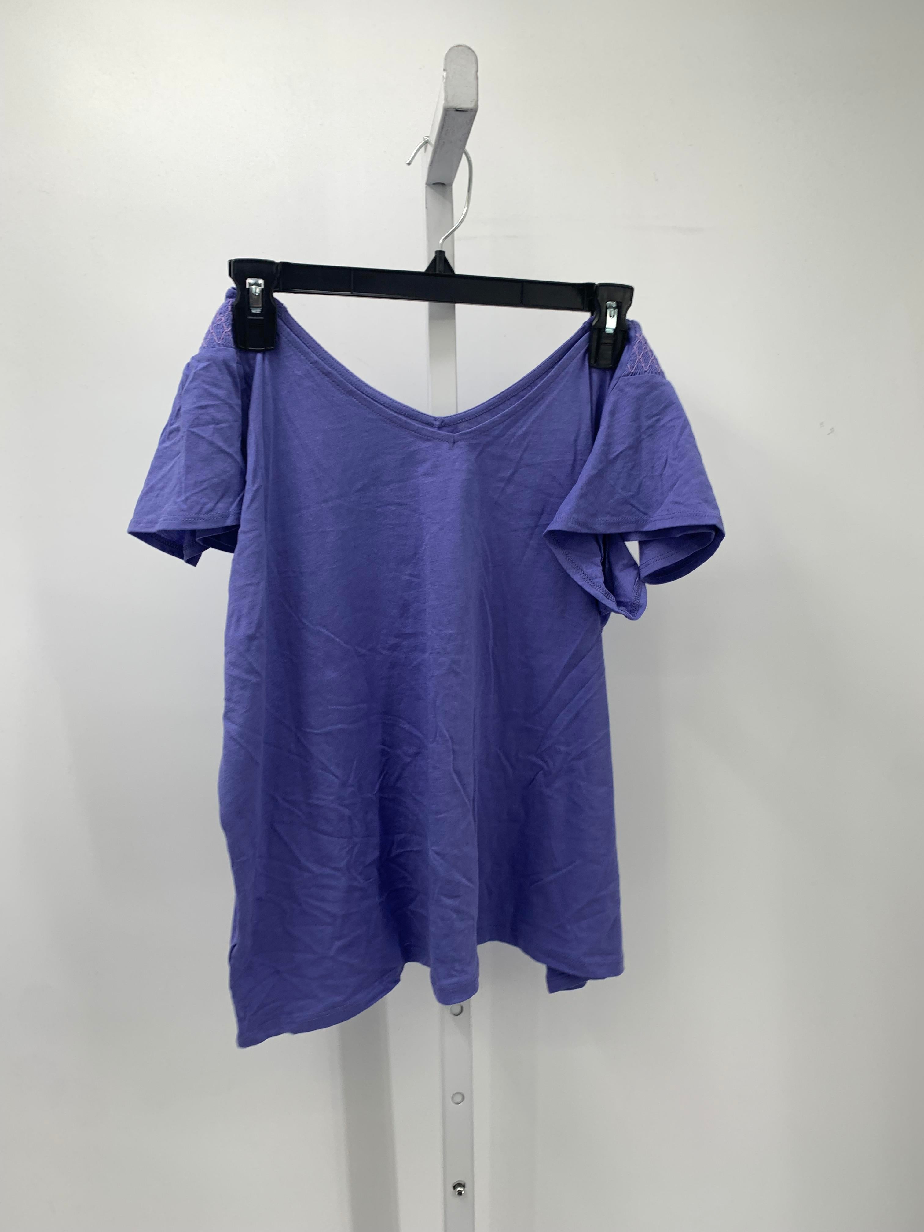 Loft Size Extra Large Misses Short Sleeve Shirt