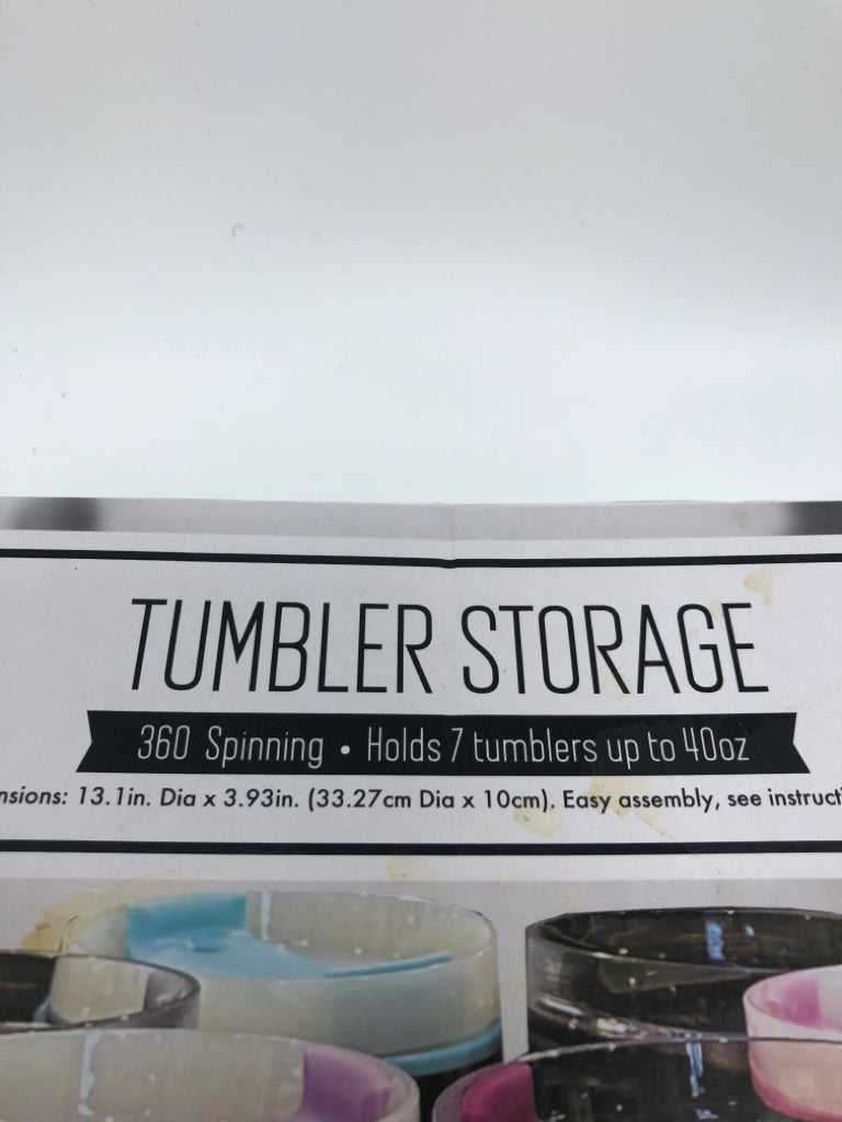 NIB SPINNING TUMBLER STORAGE.