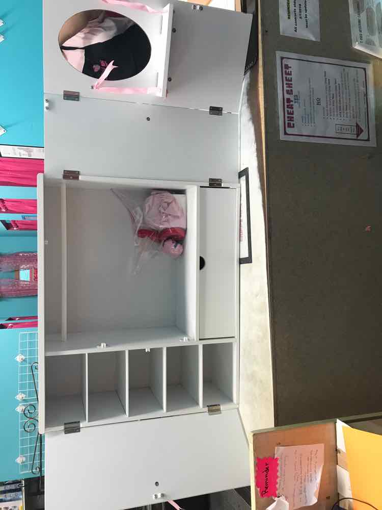 American Girl Doll Wardrobe Closet Vanity Armoire