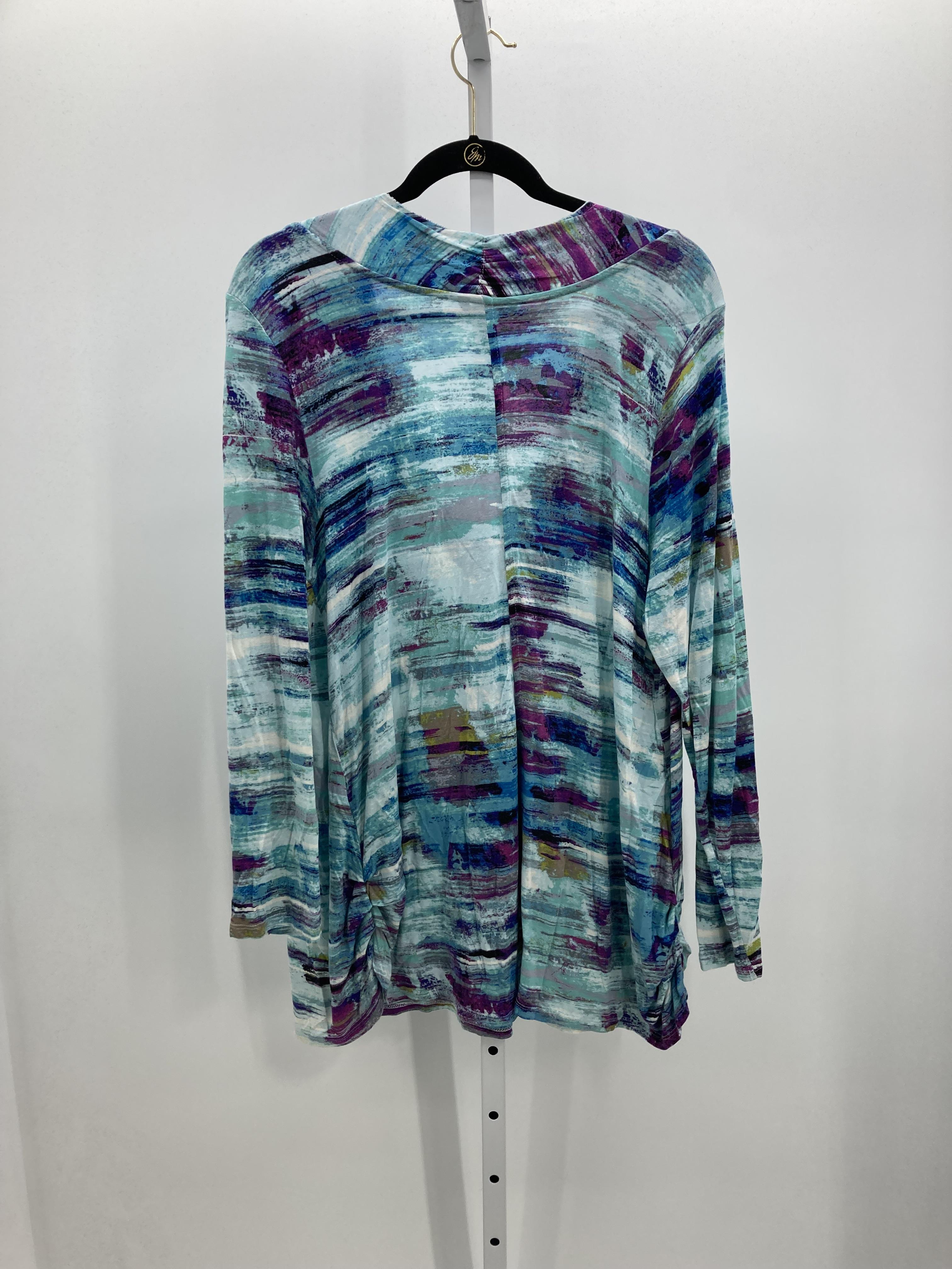 Daisy Fuentes Size 2X Womens Long Sleeve Shirt