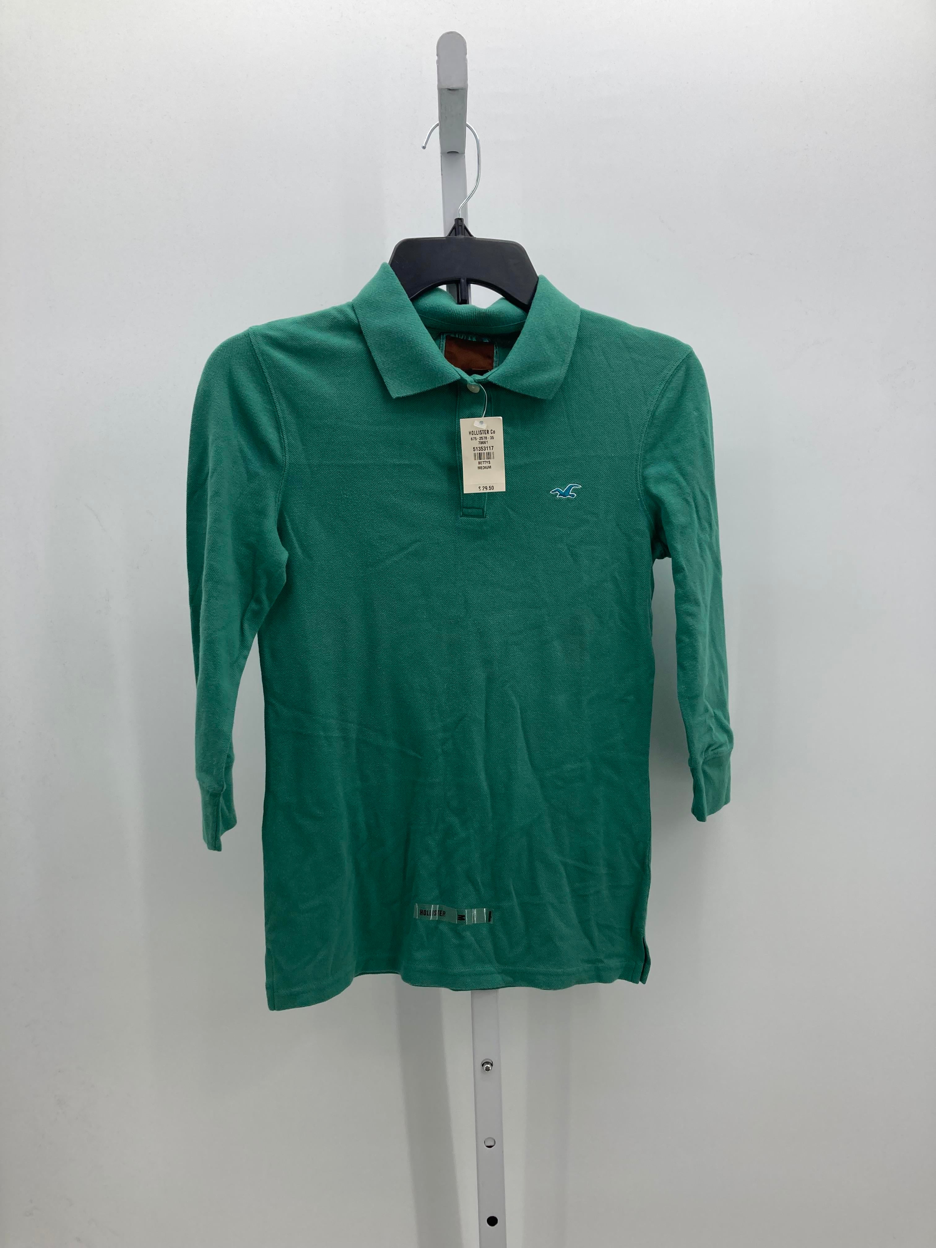 Hollister Size Medium Juniors 3/4 Sleeve Shirt