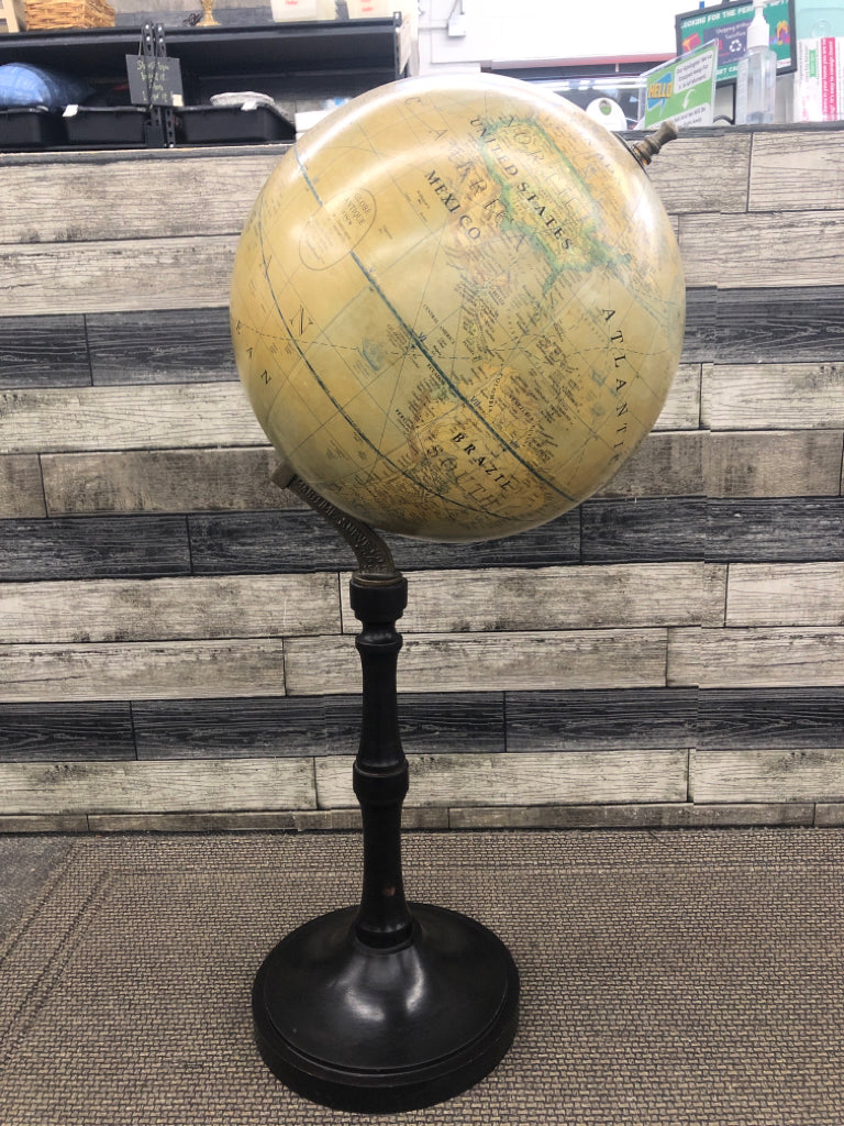 VTG FLOOR MARITIME SURVEY 1803 STANDING GLOBE.