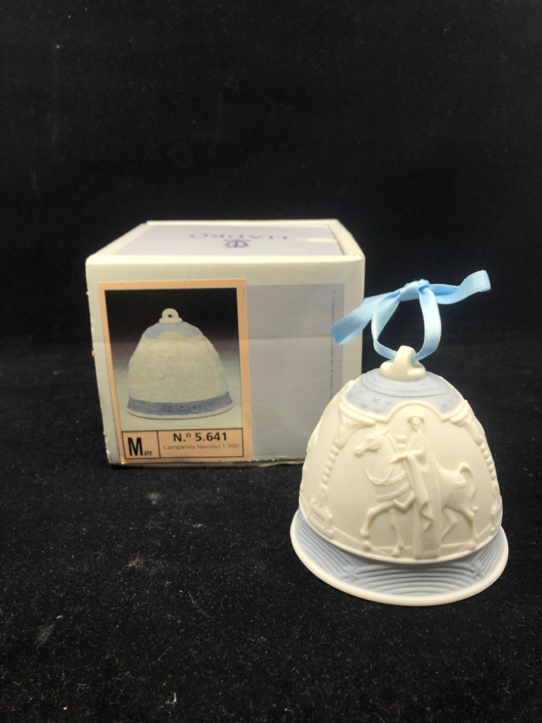 LLADRO CAMPANITA NAVIDAD 1990 CHRISTMAS BELL IN BOX.