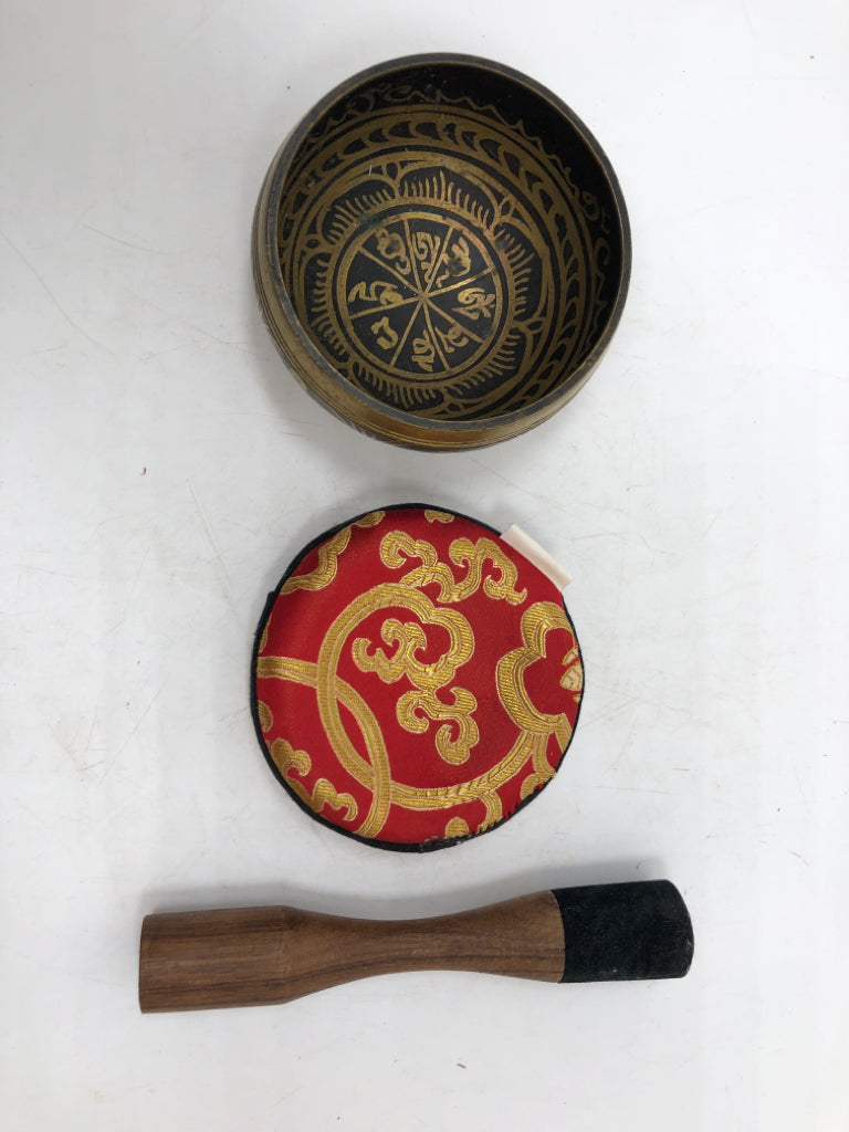 3PC SINGING BOWL.