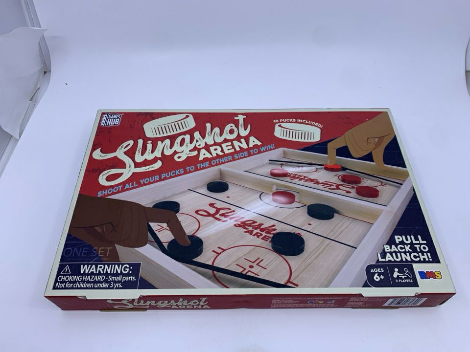 NIB SLINGSHOT ARENA GAME.