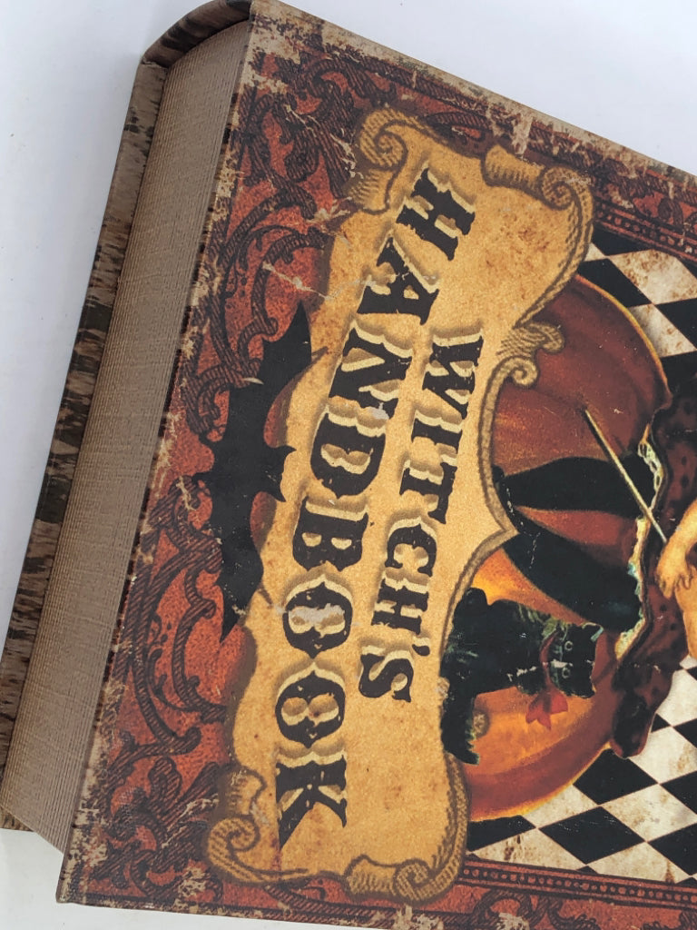 WITCH'S HANDBOOK EMPTY BOX TABLE DECOR.