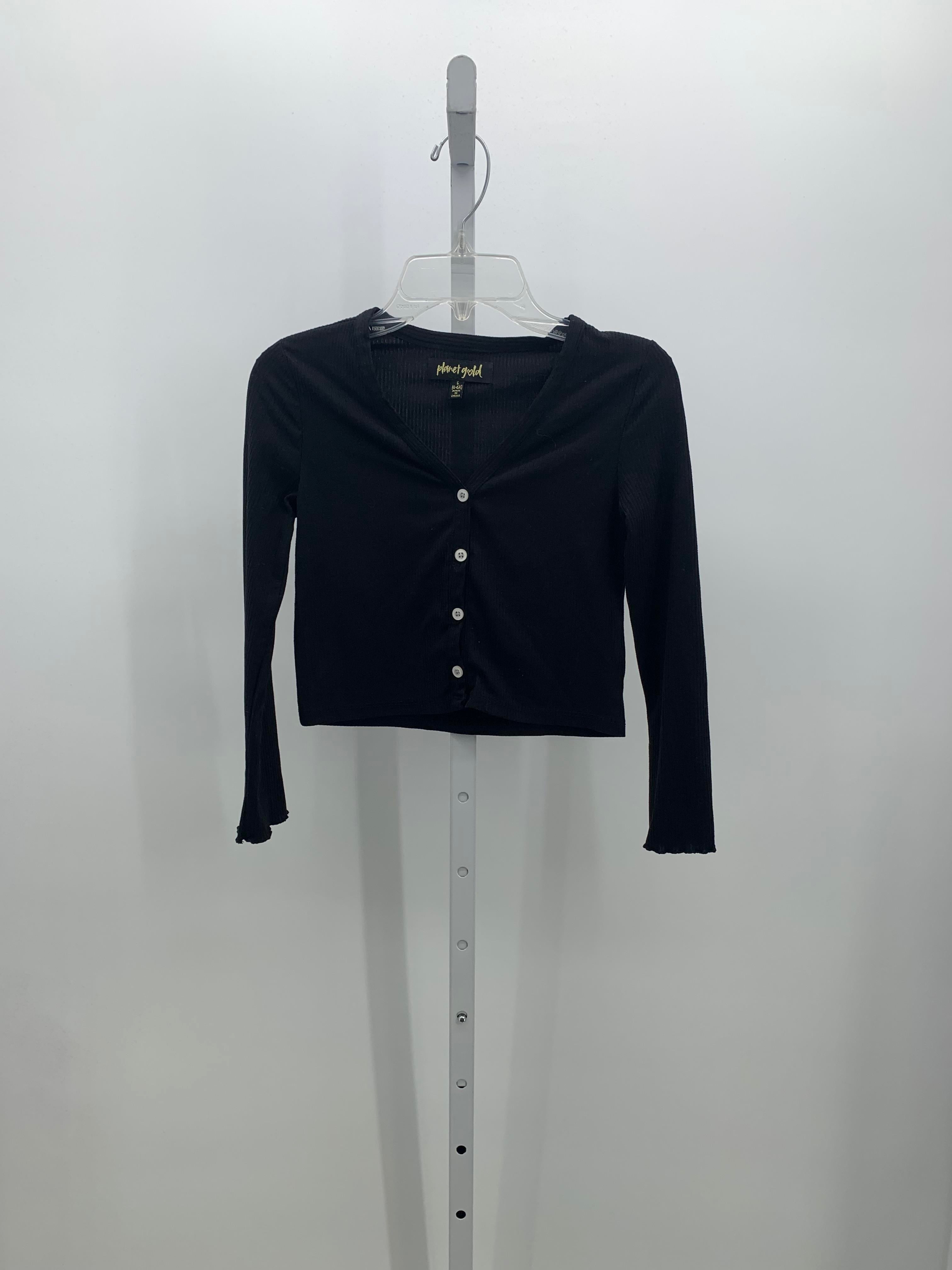 Planet Gold Size 6/6X Girls Long Sleeve Shirt