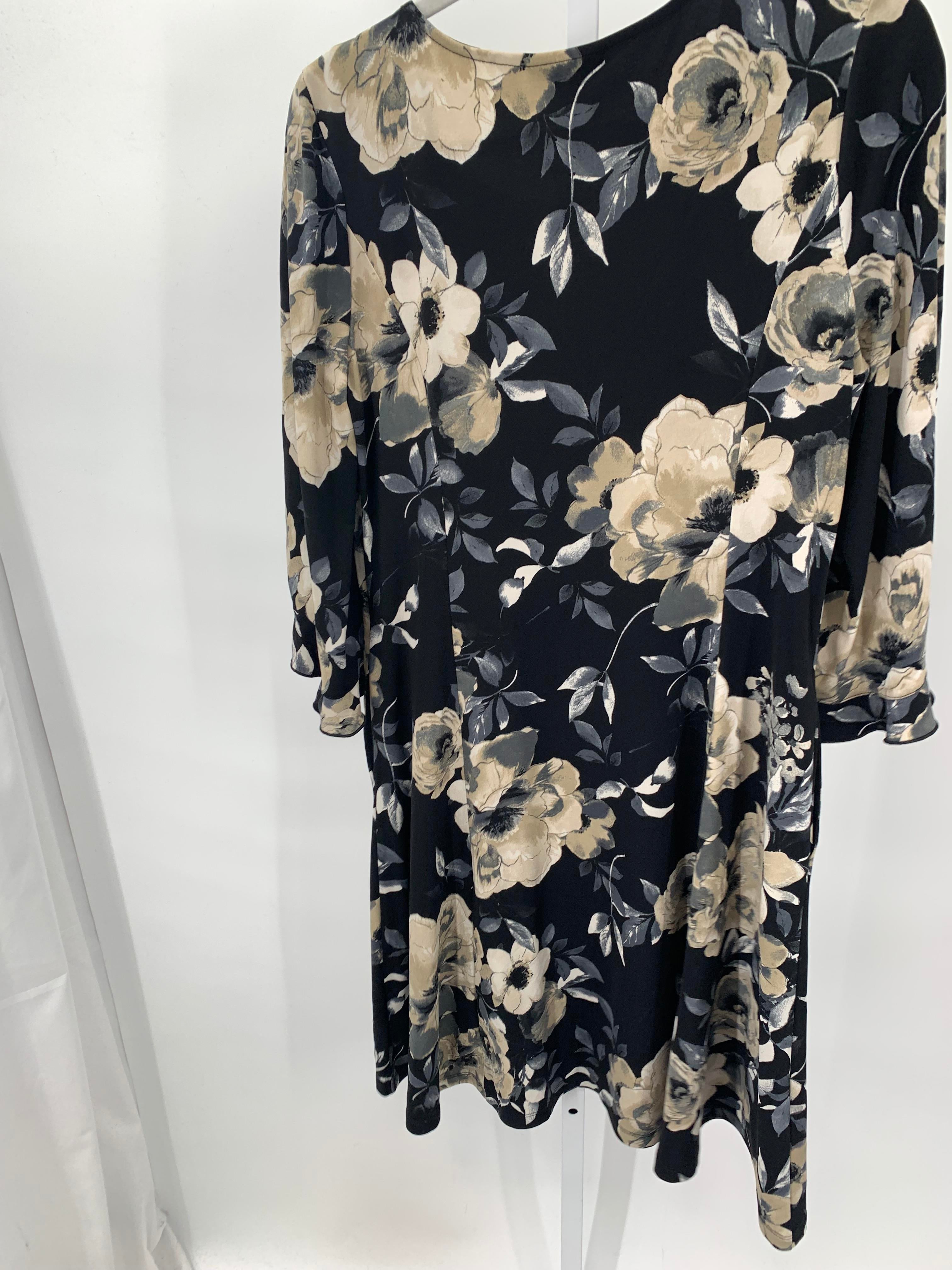 Susan Graver Size Small Misses 3/4 Sleeve Dress