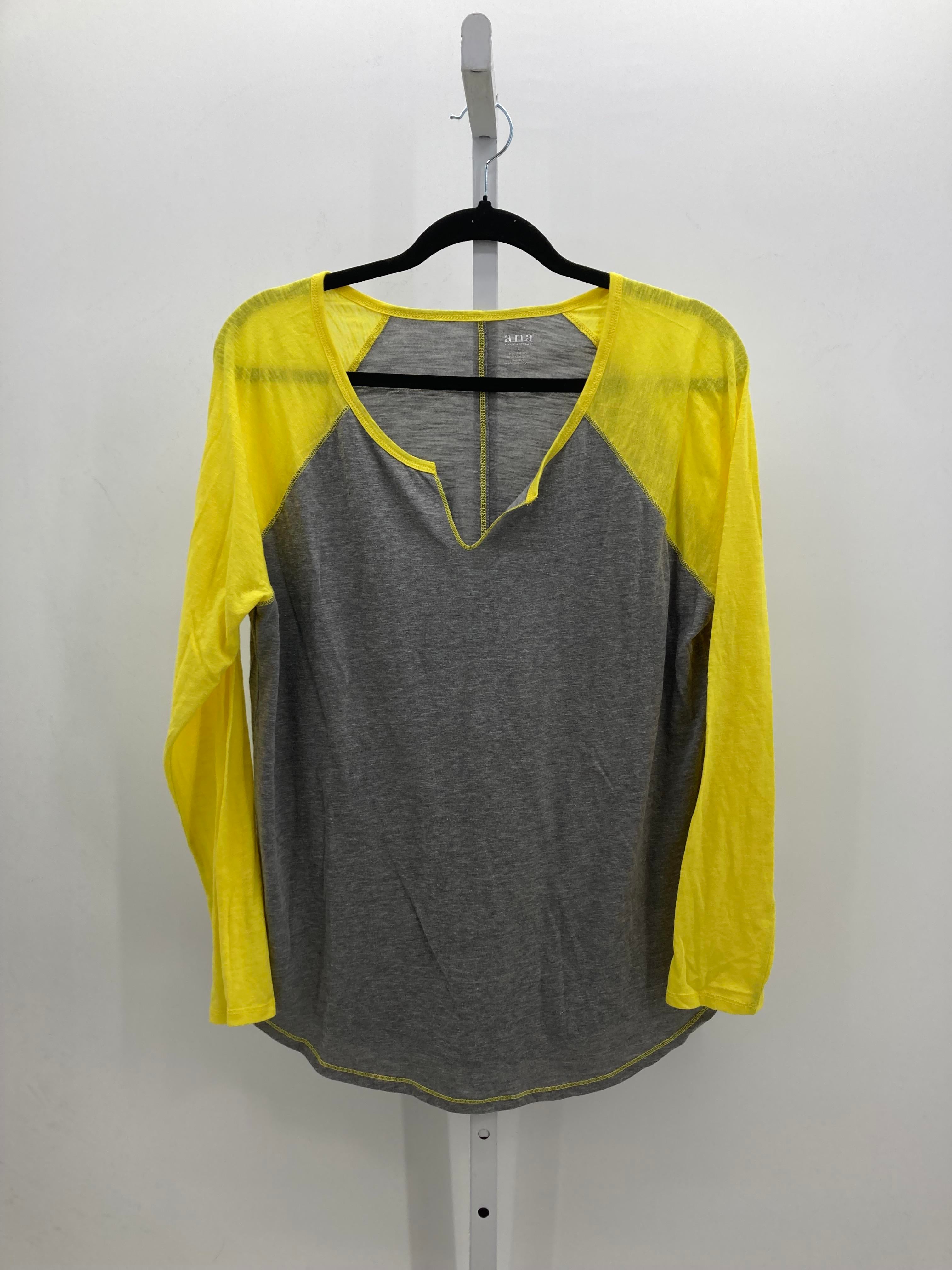 A.N.A. Size Large Misses Long Sleeve Shirt