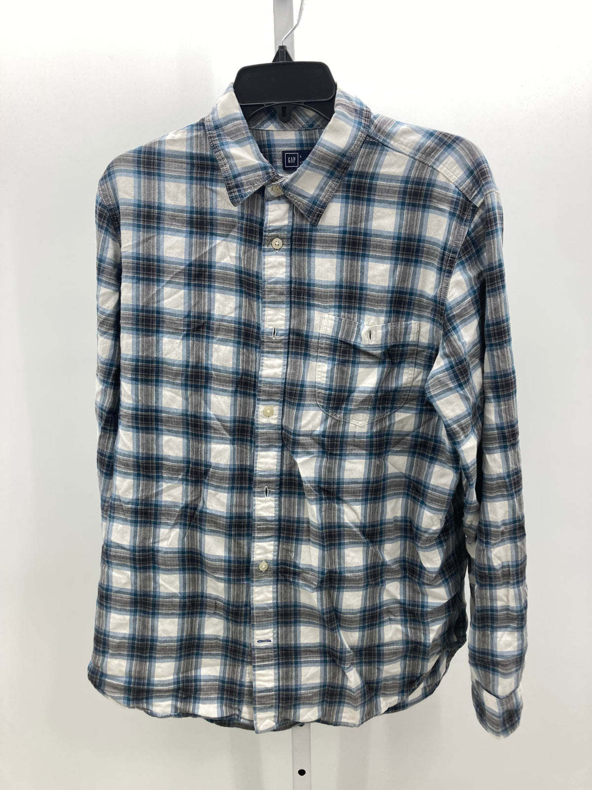 GREY WHITE PLAID