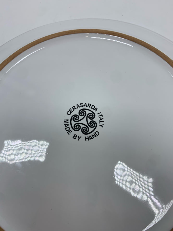 CERASARDA PEACOCK PLATE.