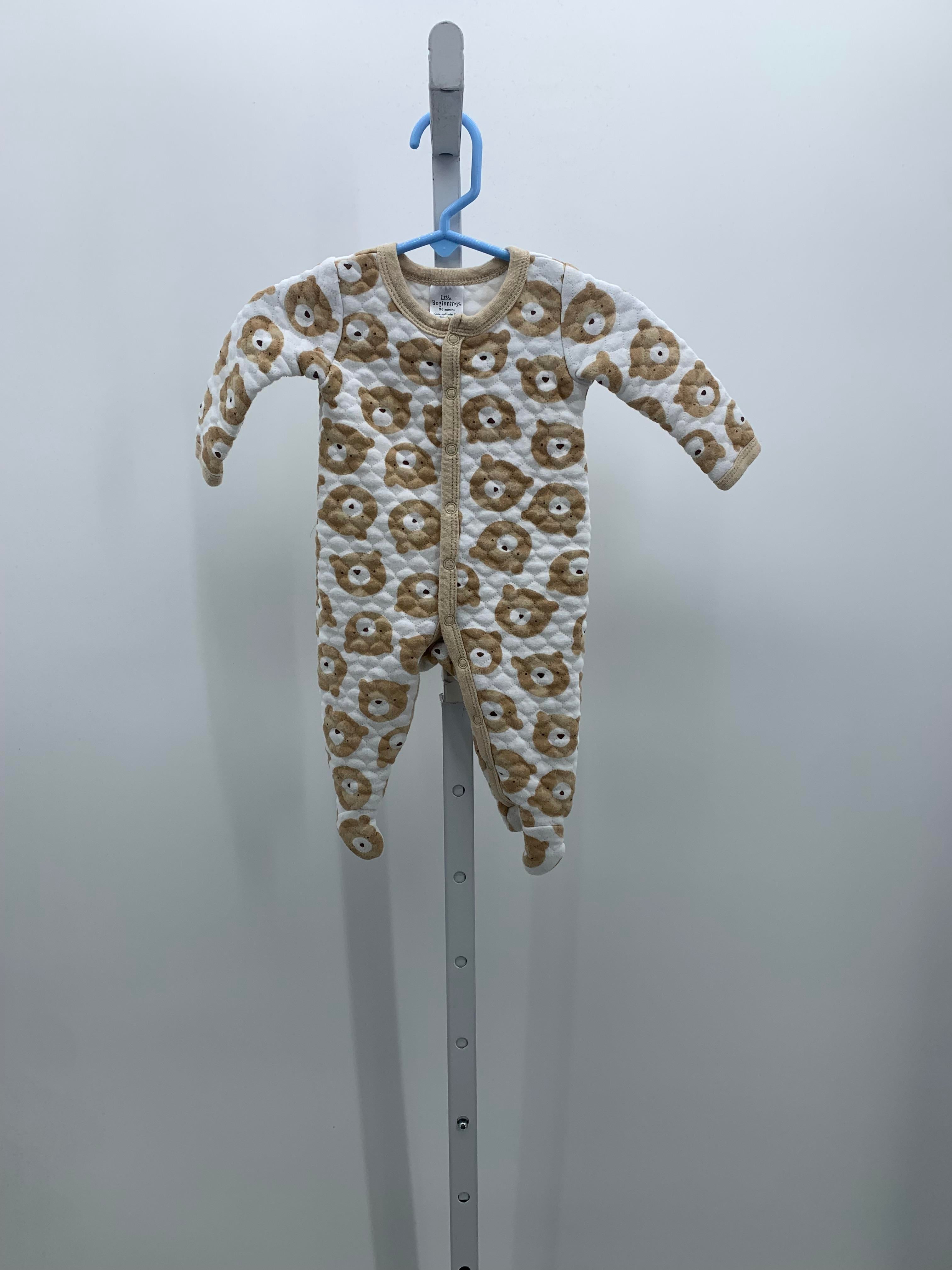 QUILTED BEARS ROMPER- LITTLE BEGINNINGS